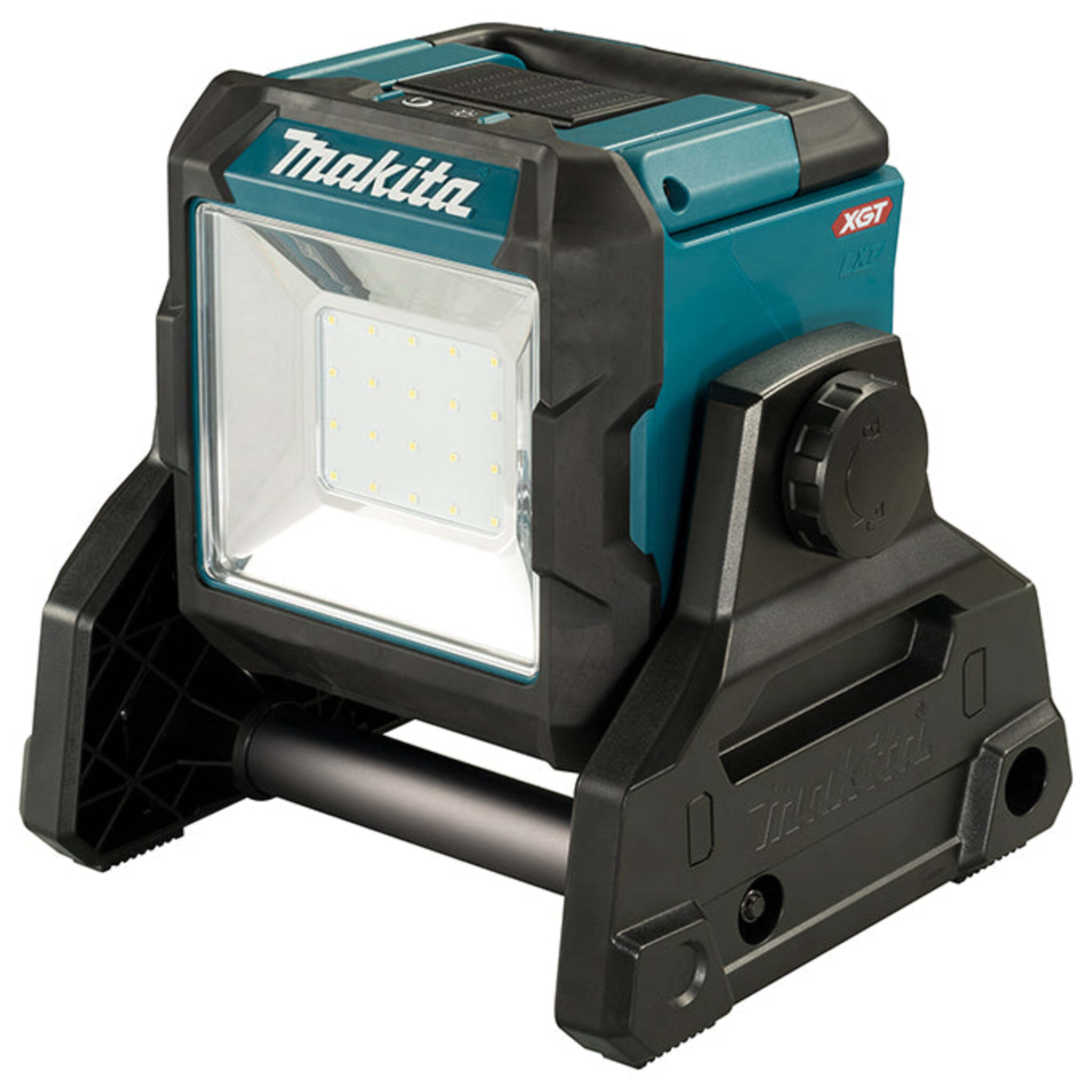 Makita 40V max XGT Cordless LED Work Light ML003G - Dual-Mode 1,100/450 Lumens, IP65 Rated, Battery Compatible, Adjustable, Portable, Battery Indicator