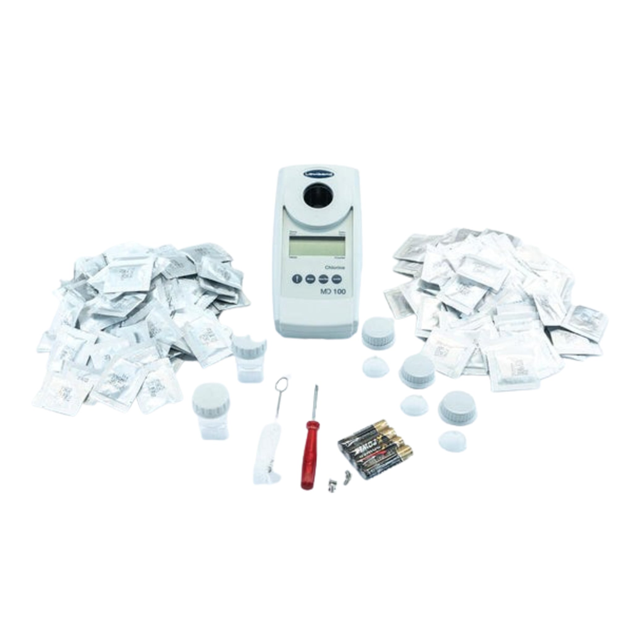 Lovibond MD 100 Portable Colorimeter for Free and Total Chlorine Testing | Rugged, Waterproof Design with Included Reagents, Reliable Result