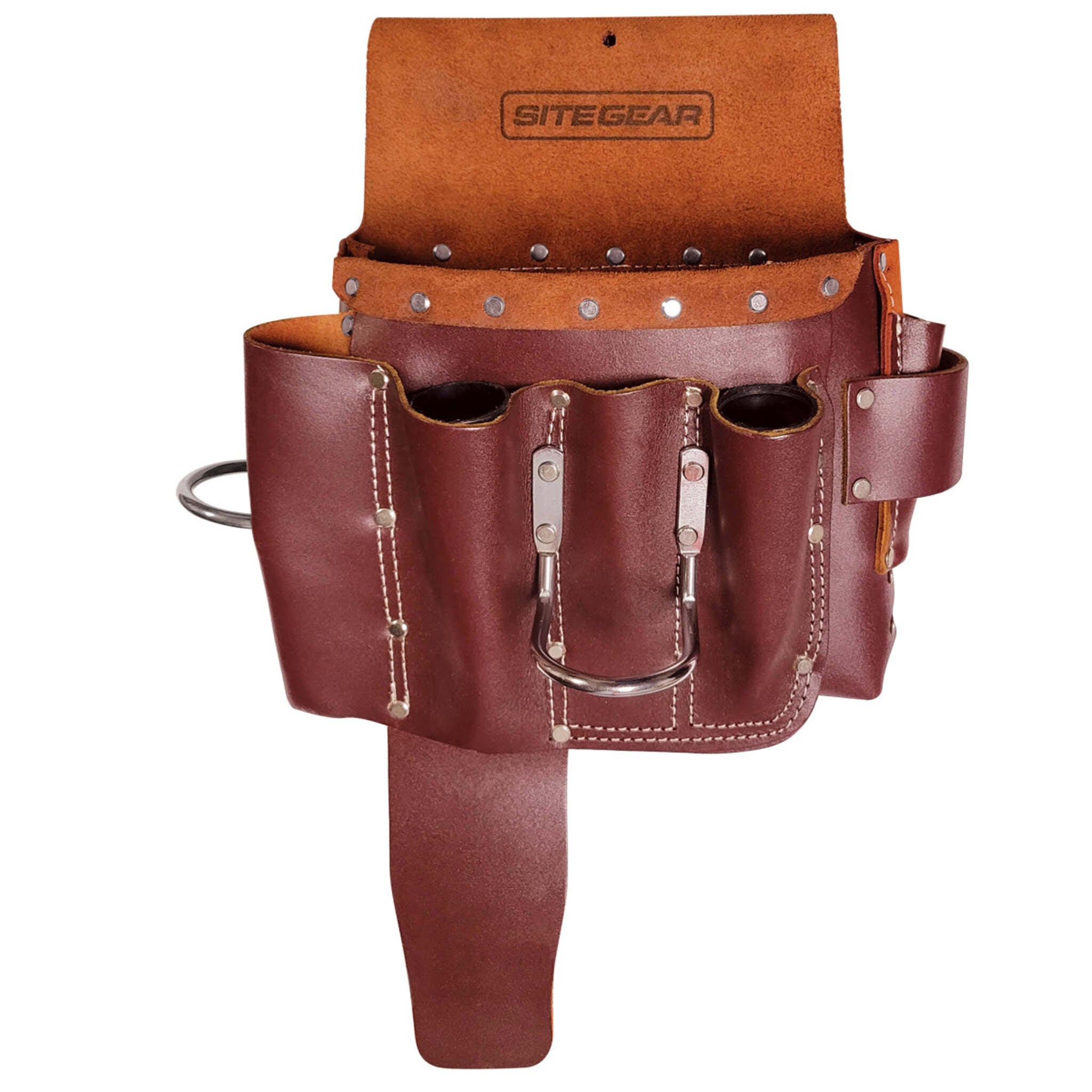 SITEGEAR Professional Drywaller Tool Bag - 7 Pockets, Hammer Holder, Protective Saw Sheath, Durable Construction, Efficient Tool Organization