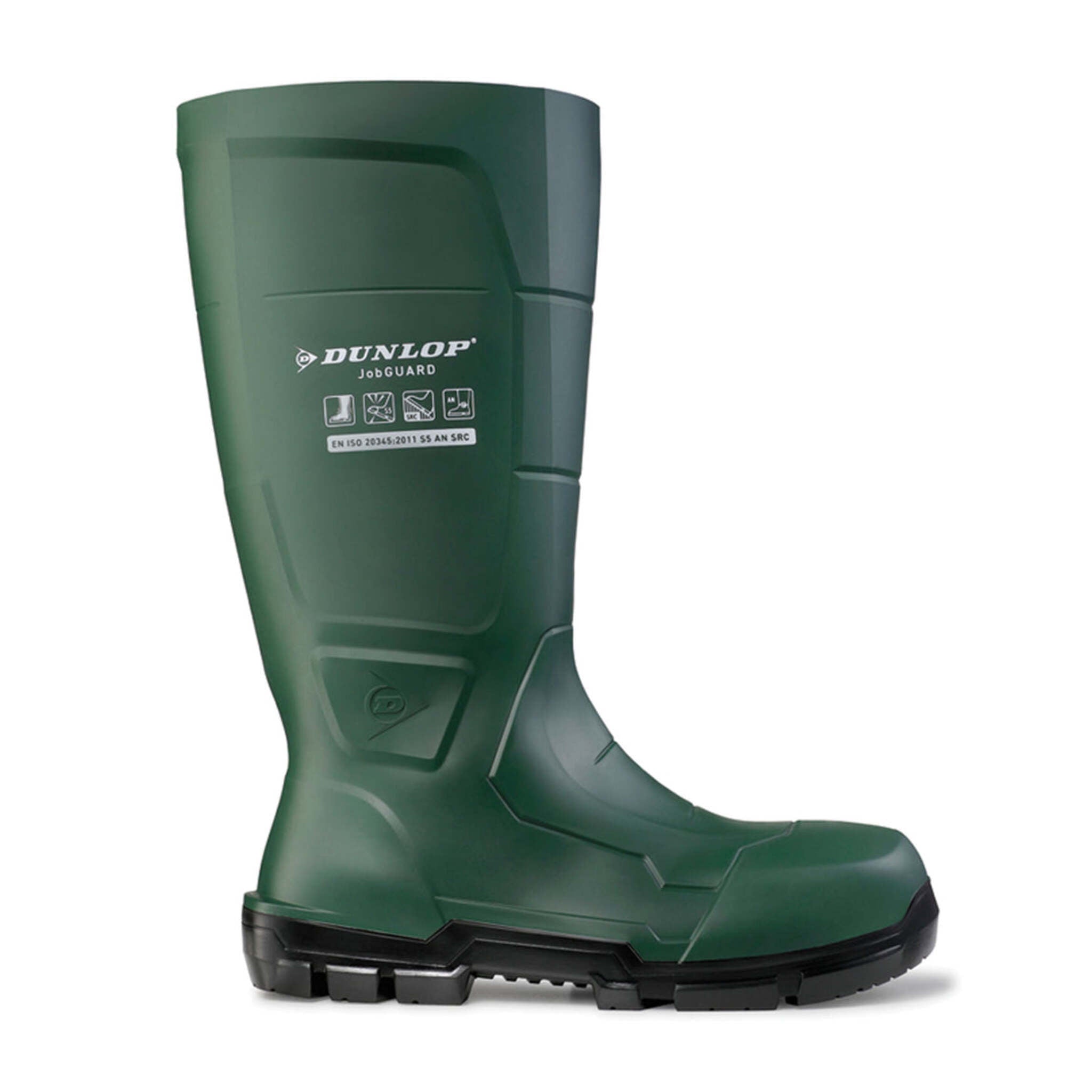 Dunlop Jobguard Heavy Duty Waterproof PVC Rain Boots - Oil Resistant Outsole, Plain Toe, Durable and Safe for Professional Use |  Sizes 7-13