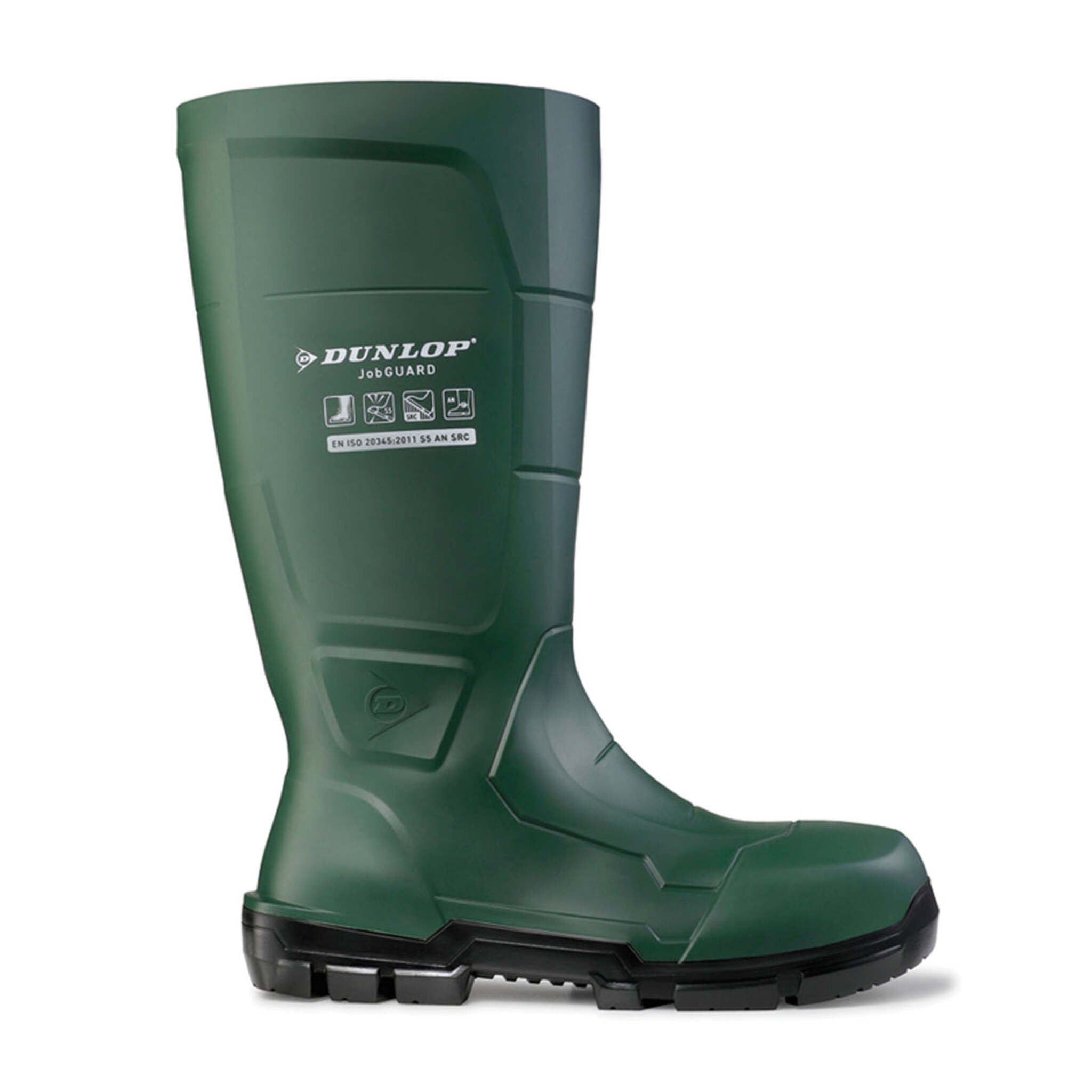 Dunlop Jobguard Heavy Duty Waterproof PVC Rain Boots - Oil Resistant Outsole, Plain Toe, Durable and Safe for Professional Use |  Sizes 7-14