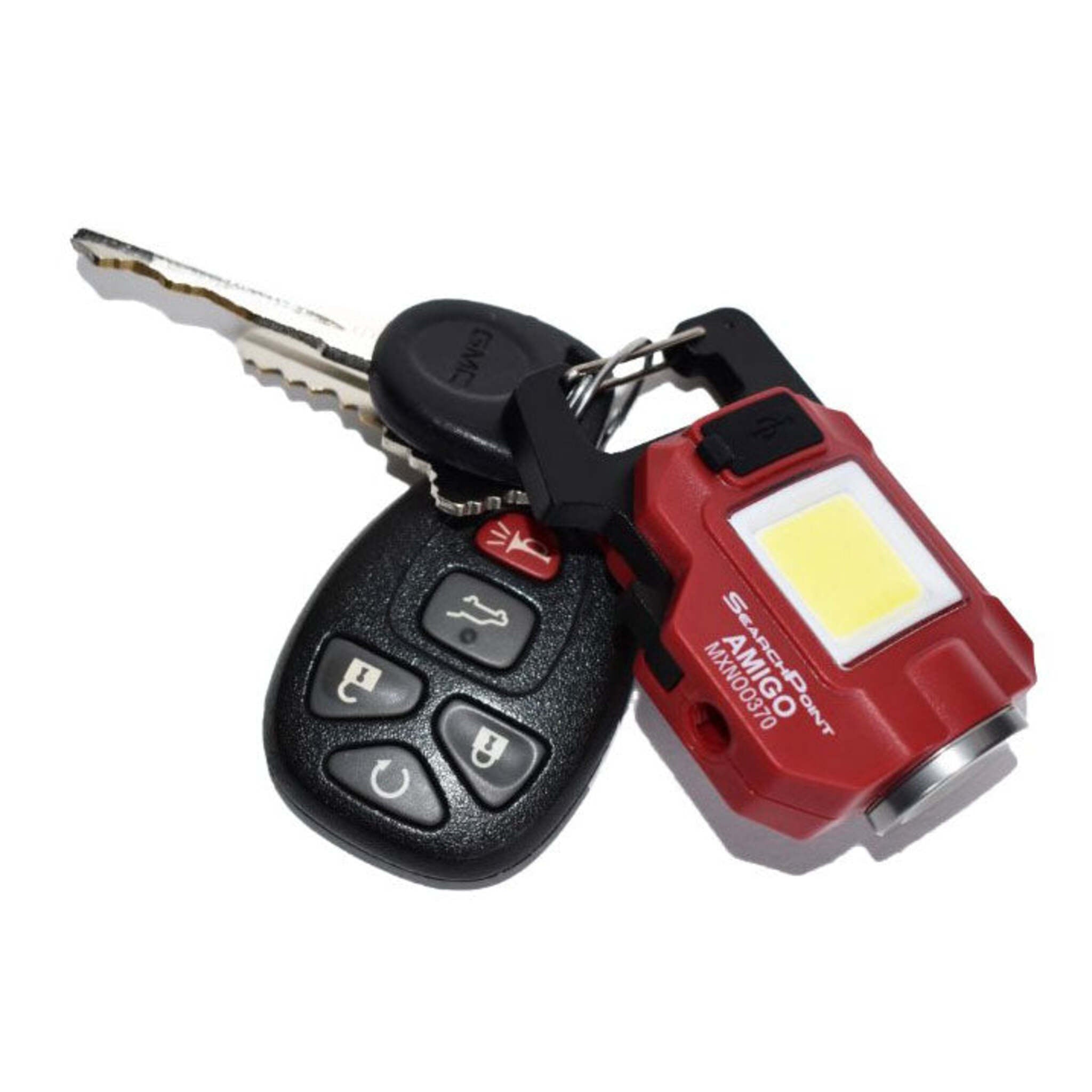 SearchPoint® AMIGO Keychain Light, 700 Lumens, Magnetic, USB Rechargeable, Compact & Lightweight, Multi-Mode Inspection & Area Light, 1.5-Hr Run Time