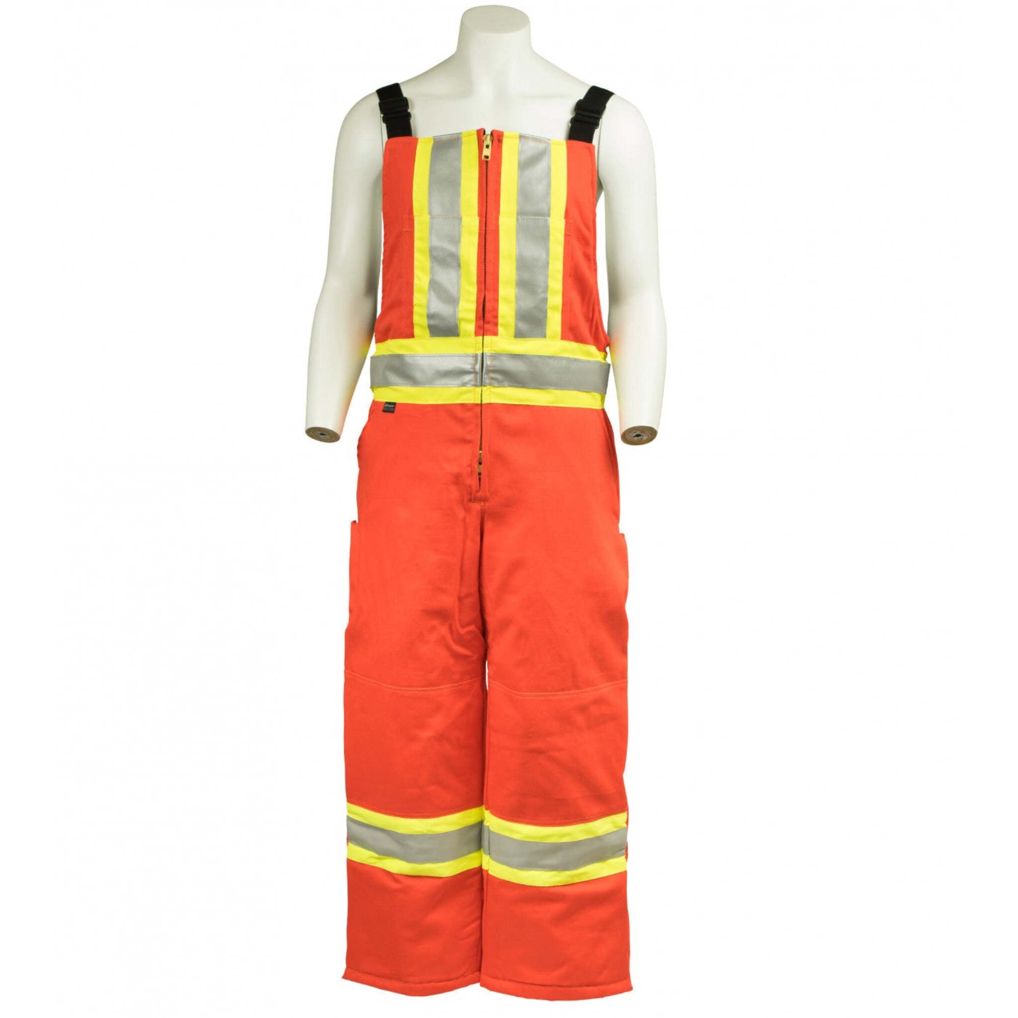 KELTEK 408s Men's Orange CSA Flame Resistant Insulated Hi-Vis Bib Overall - HRC 4, Durable, Protective Workwear for Industrial Safety | Sizes S-5XL