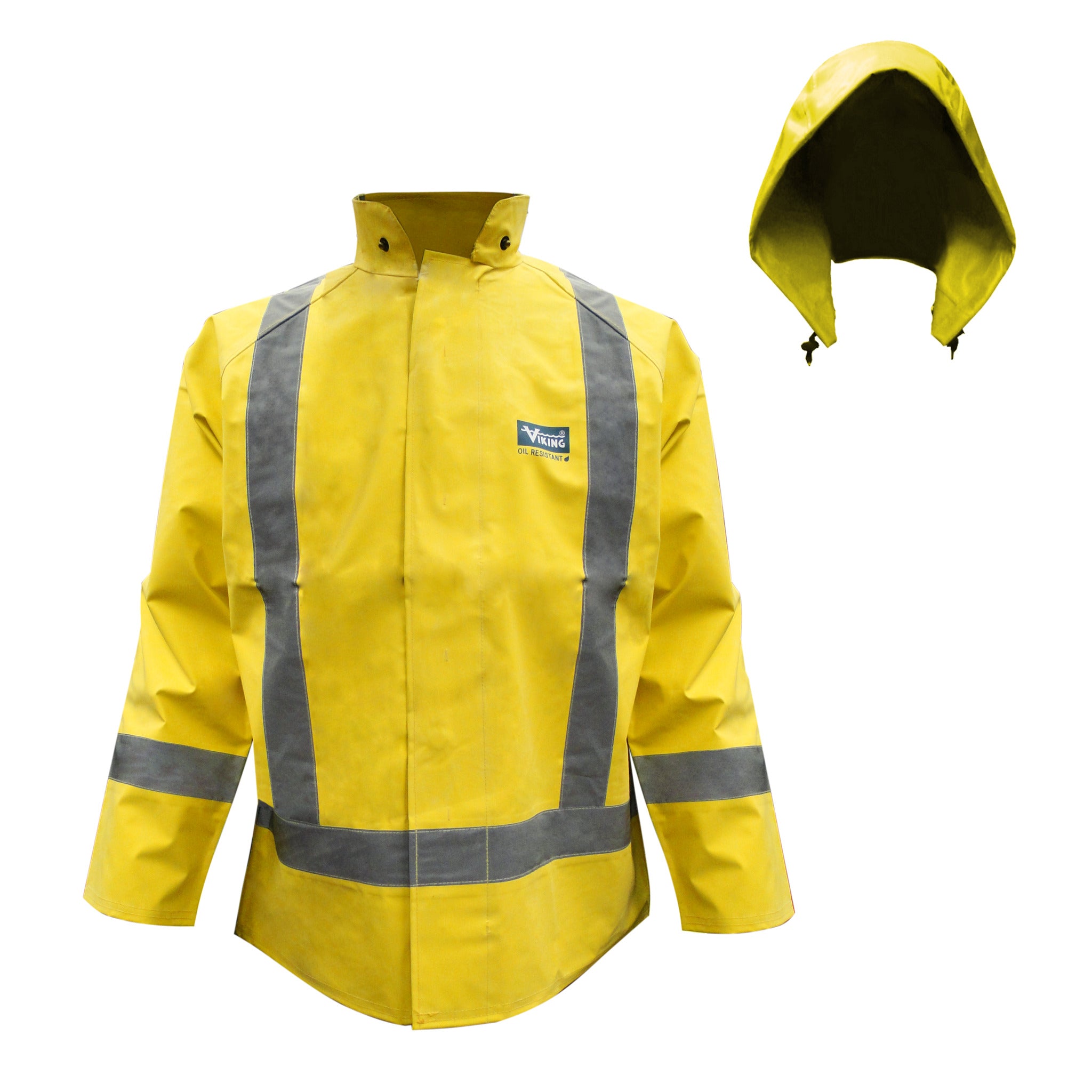 Viking® 5200J Miner 49er Mining Jacket - Heavy-Duty Neoprene, Chemical-Resistant, Waterproof, Windproof, High-Visibility, CSA Z96-15 | Sizes S-3XL
