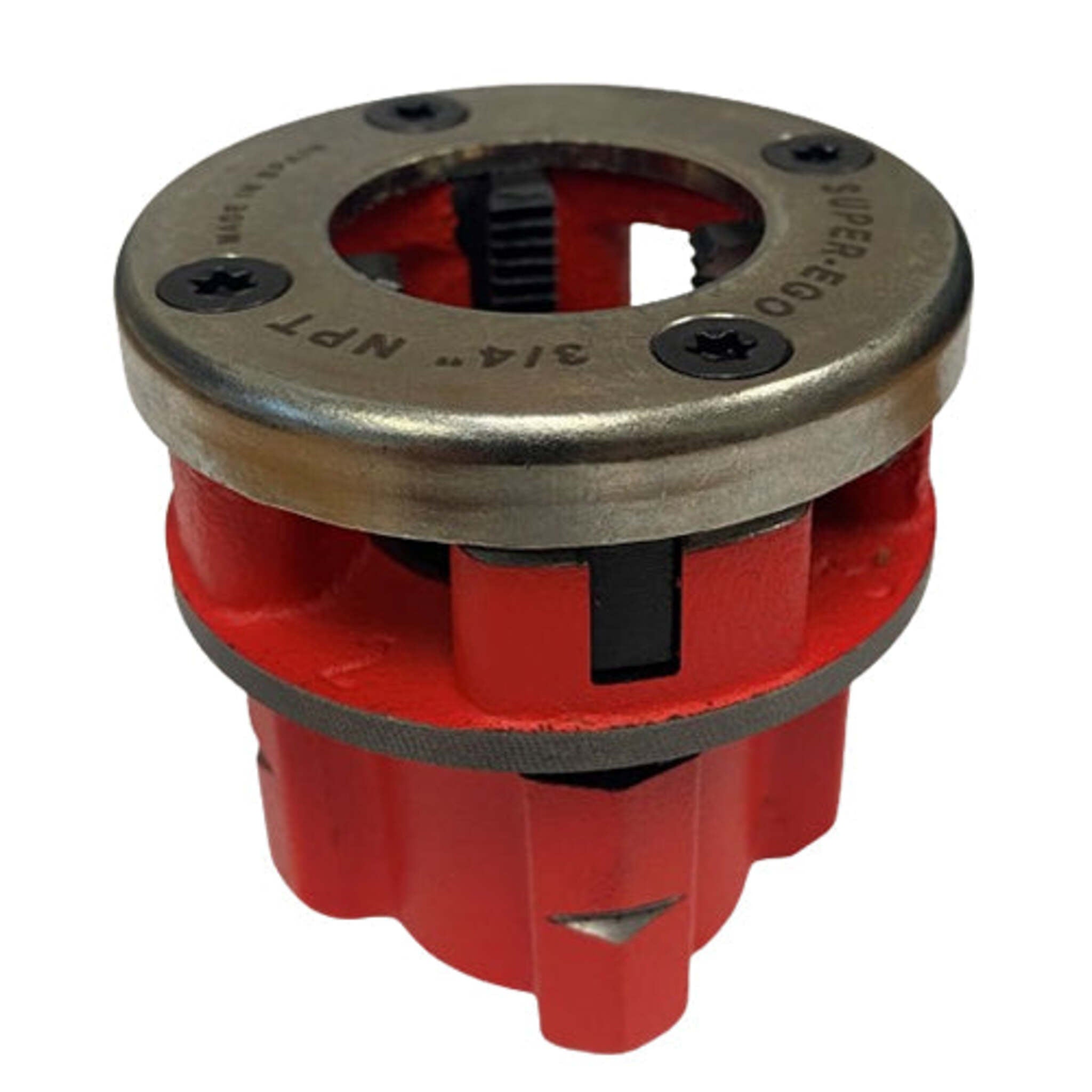 Super Ego Pipe Threader Drop Heads with Dies for Series 600/601 - Genuine OEM Parts | Pre-Installed Dies, Ready to Use | Durable & Versatile