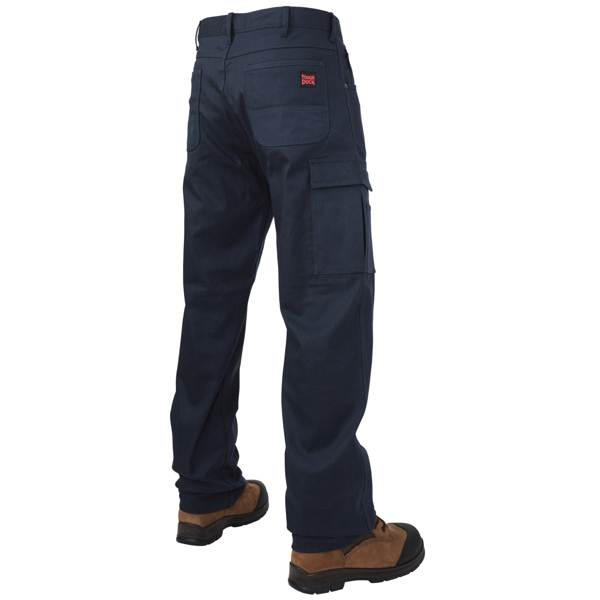 Tough Duck 6010 Men's Contractor Cargo Pants - Cotton Flex Twill, Multi-Pocket, Reinforced, Triple Stitched, Gusset Crotch, Heavy-Duty, Comfortable Workwear | Sizes 28-44 - Items