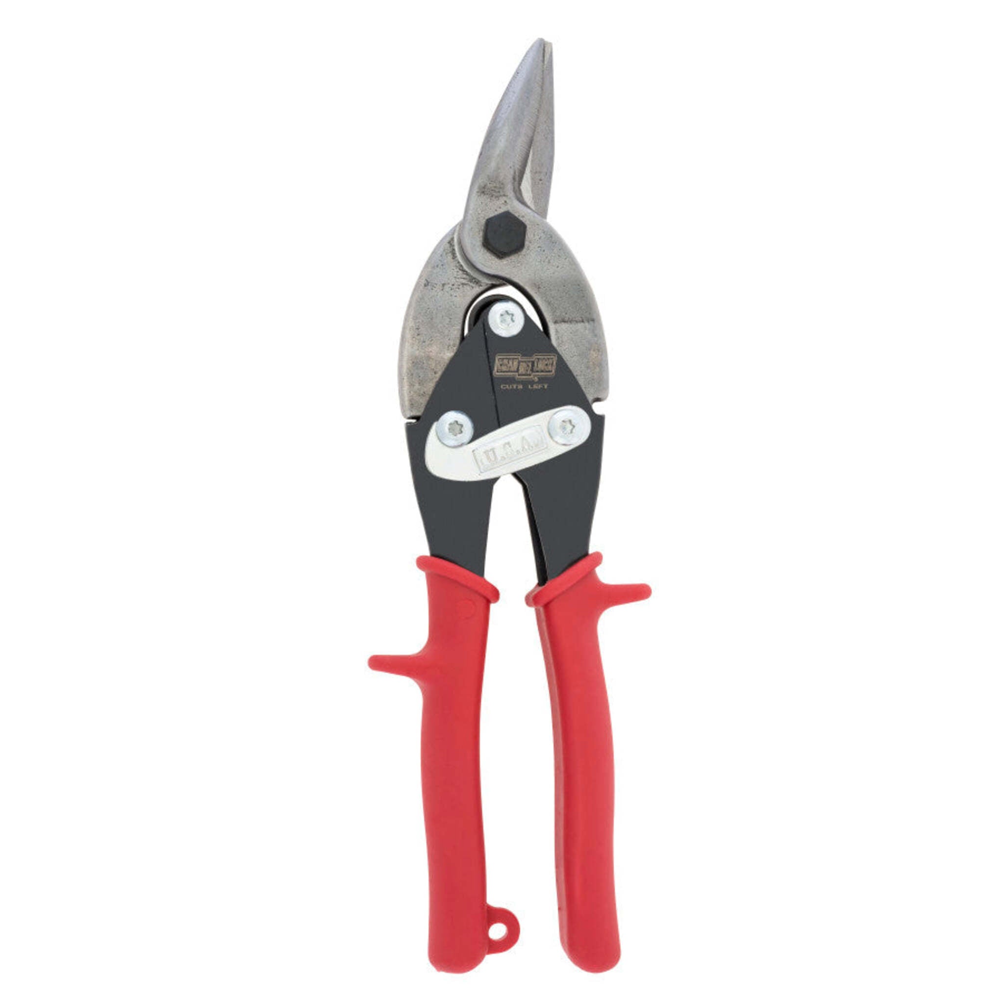 ChannelLock 10-Inch Left Aviation Snip - Molybdenum Alloy Steel, 8:1 Compound Leverage, Cuts 18ga Steel, Precision Blades, Left Curve Cutting