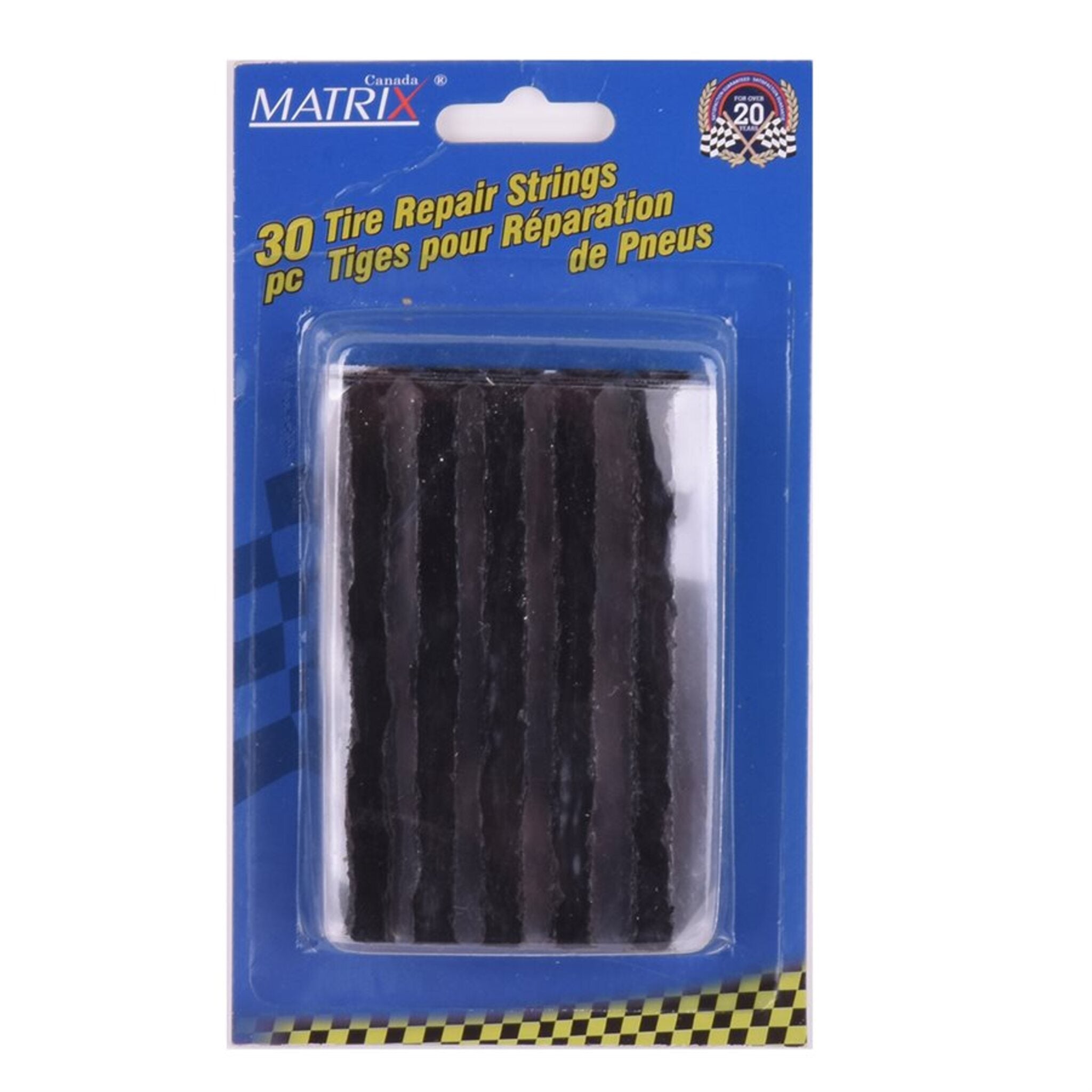 Tubeless Tire Repair Plug Strings - Pack of 30