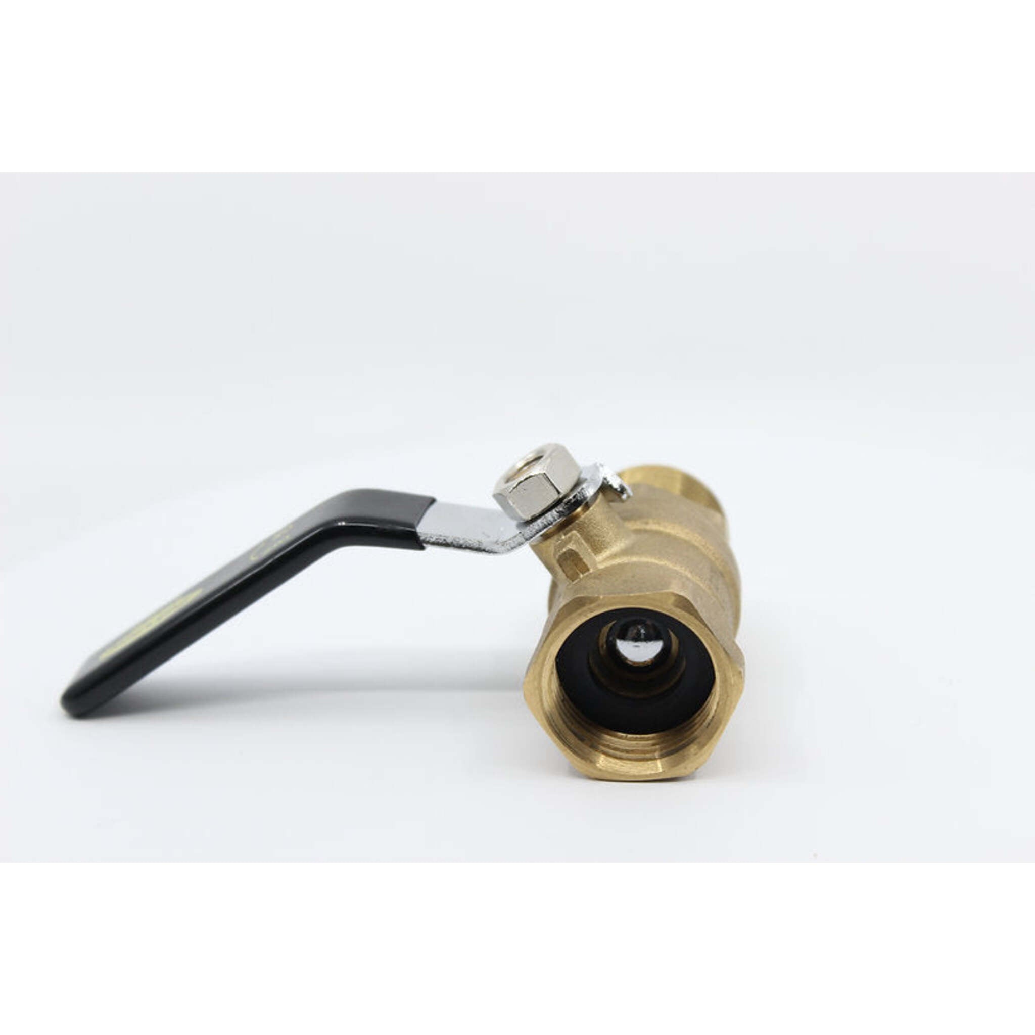 Fairview Pro-Grade Full-Port Brass Garden Hose Shut-Off Valve, Enlarged Handle, Hex Nut Connection, 200 PSI, Temperature Range -40°F to 190°F