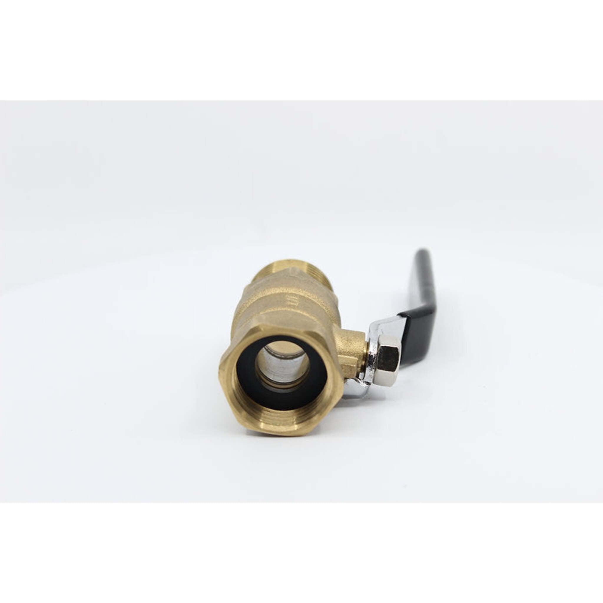 Fairview Pro-Grade Full-Port Brass Garden Hose Shut-Off Valve, Enlarged Handle, Hex Nut Connection, 200 PSI, Temperature Range -40°F to 190°F