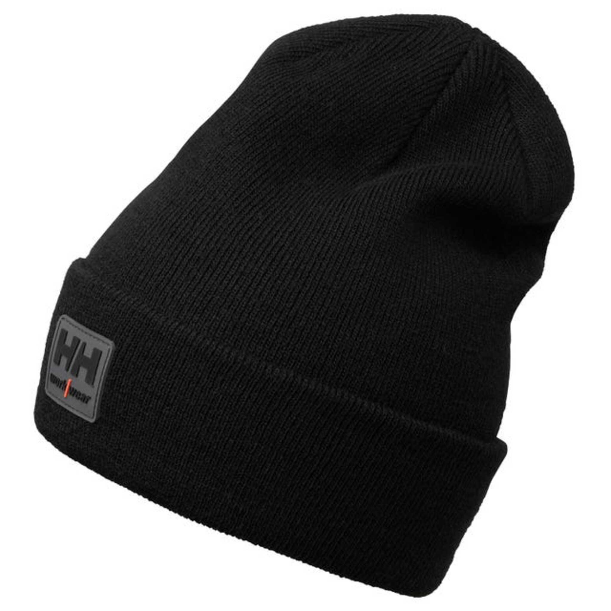 Helly Hansen 79811 Classic Cuff Beanie – Warm, Durable, Stylish Knit Hat with HH Workwear Logo for Outdoor Workers, Construction, Hiking