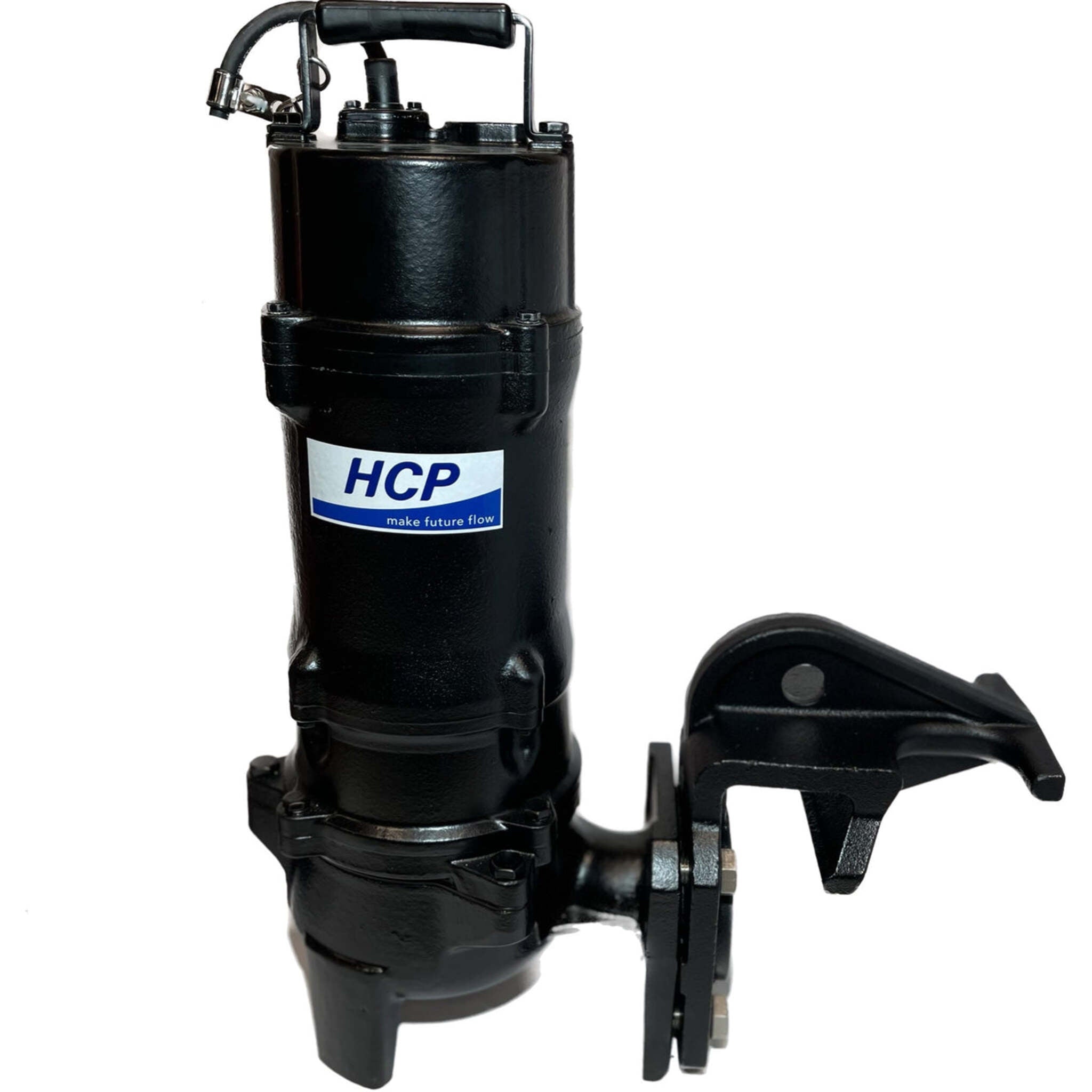 HCP Pump with Flygt Guide Rail Adapter Attached. Pump is not included.