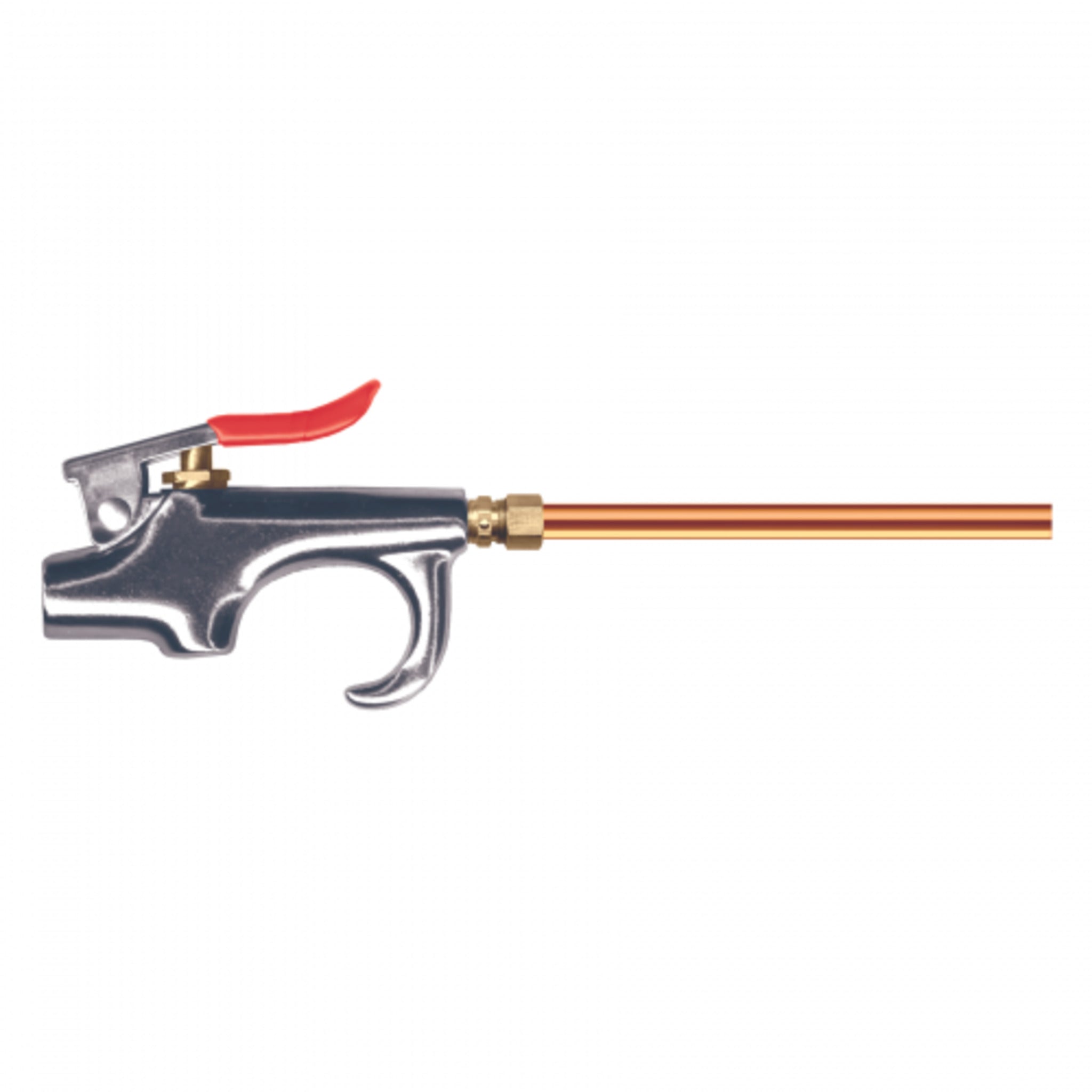 Standard Die Cast Air Gun with 6" Wand, Secondary Tip, 145 PSI Inlet, OSHA Compliant, Ideal for Hard-to-Reach Places, Industrial and Home Use, Versatile Tool