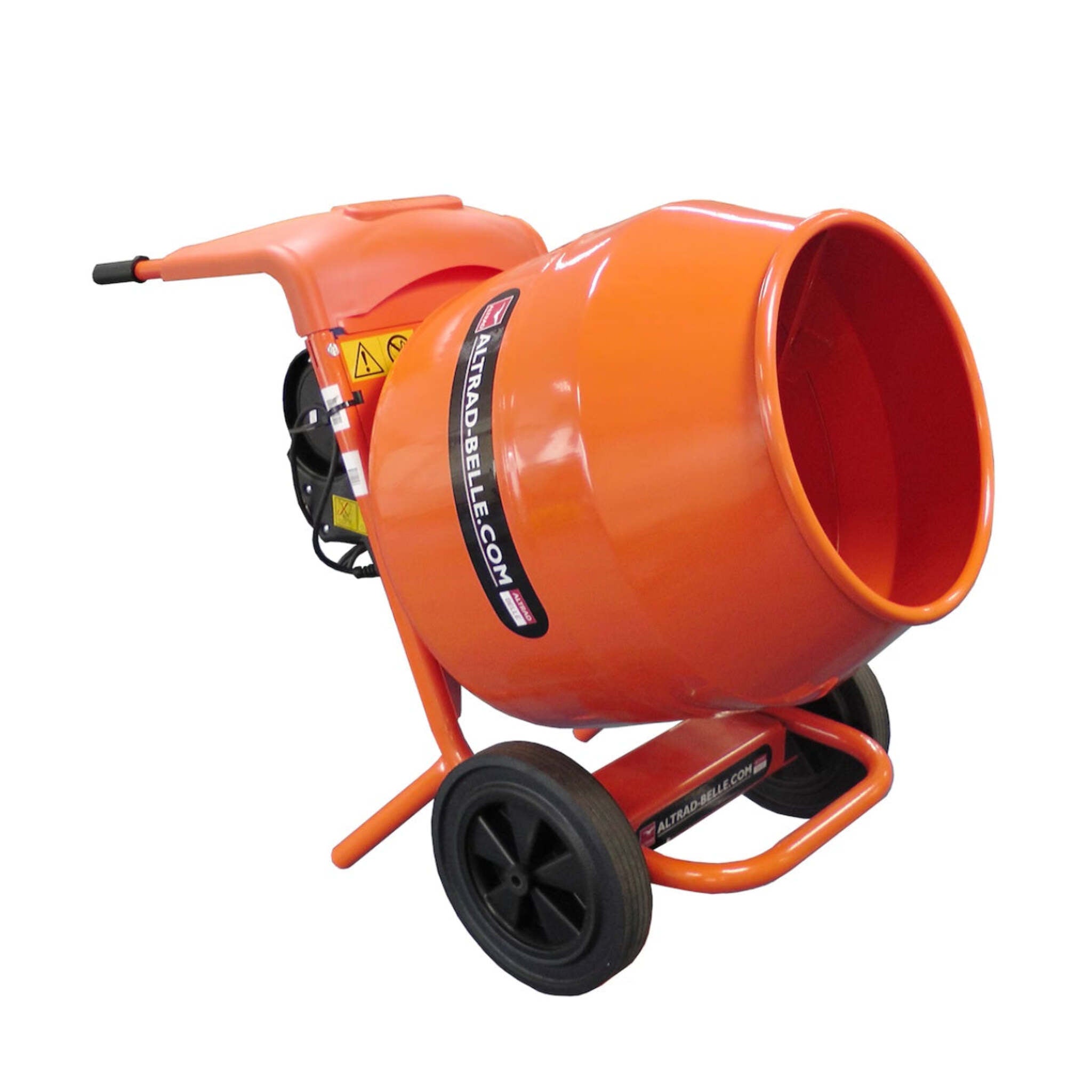 Belle Minimix 150 Electric Concrete Mixer with Steel or Poly Drum - 4.75 cu.ft, 0.75 HP Motor, CSA/UL Approved, Durable, Portable, Ideal for Building Projects