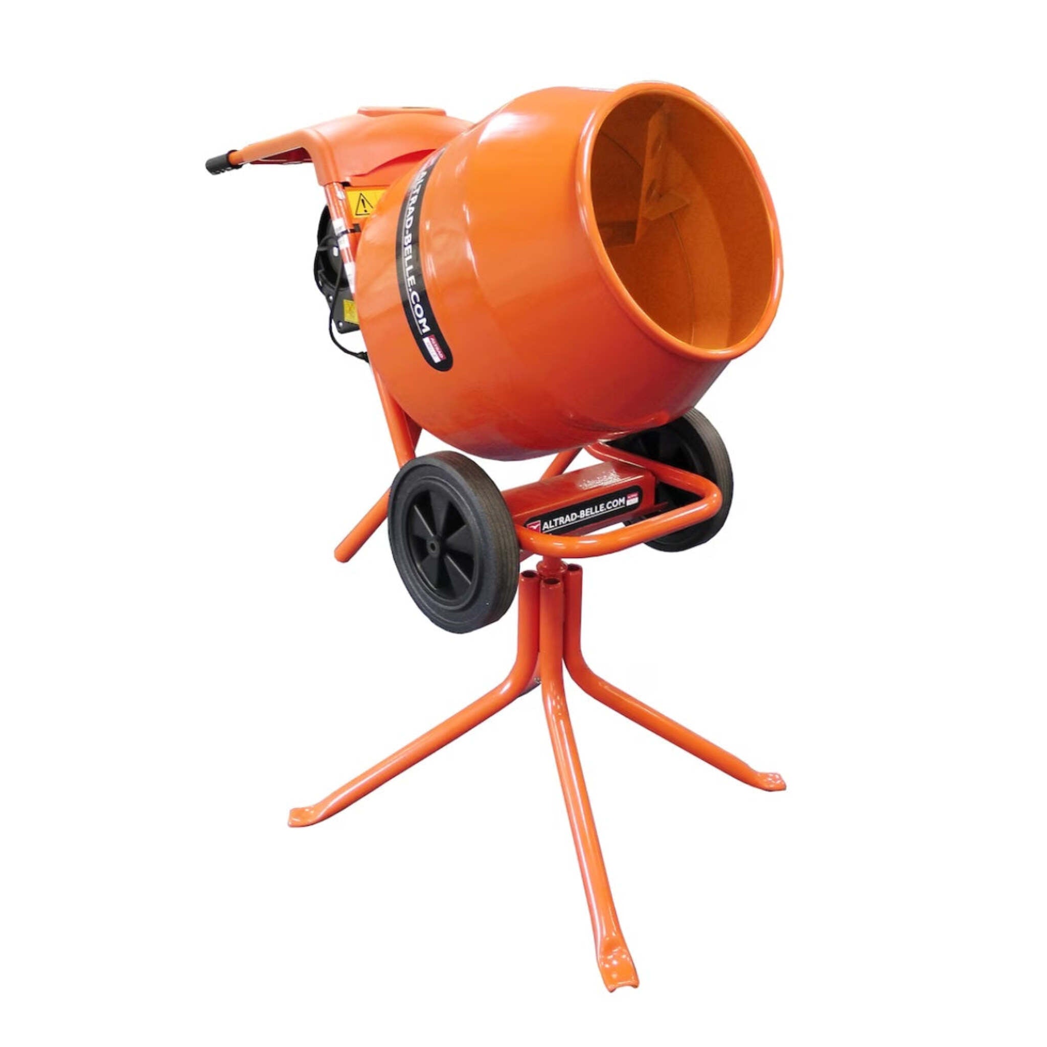 Belle Minimix 150 Electric Concrete Mixer with Steel or Poly Drum - 4.75 cu.ft, 0.75 HP Motor, CSA/UL Approved, Durable, Portable, Ideal for Building Projects