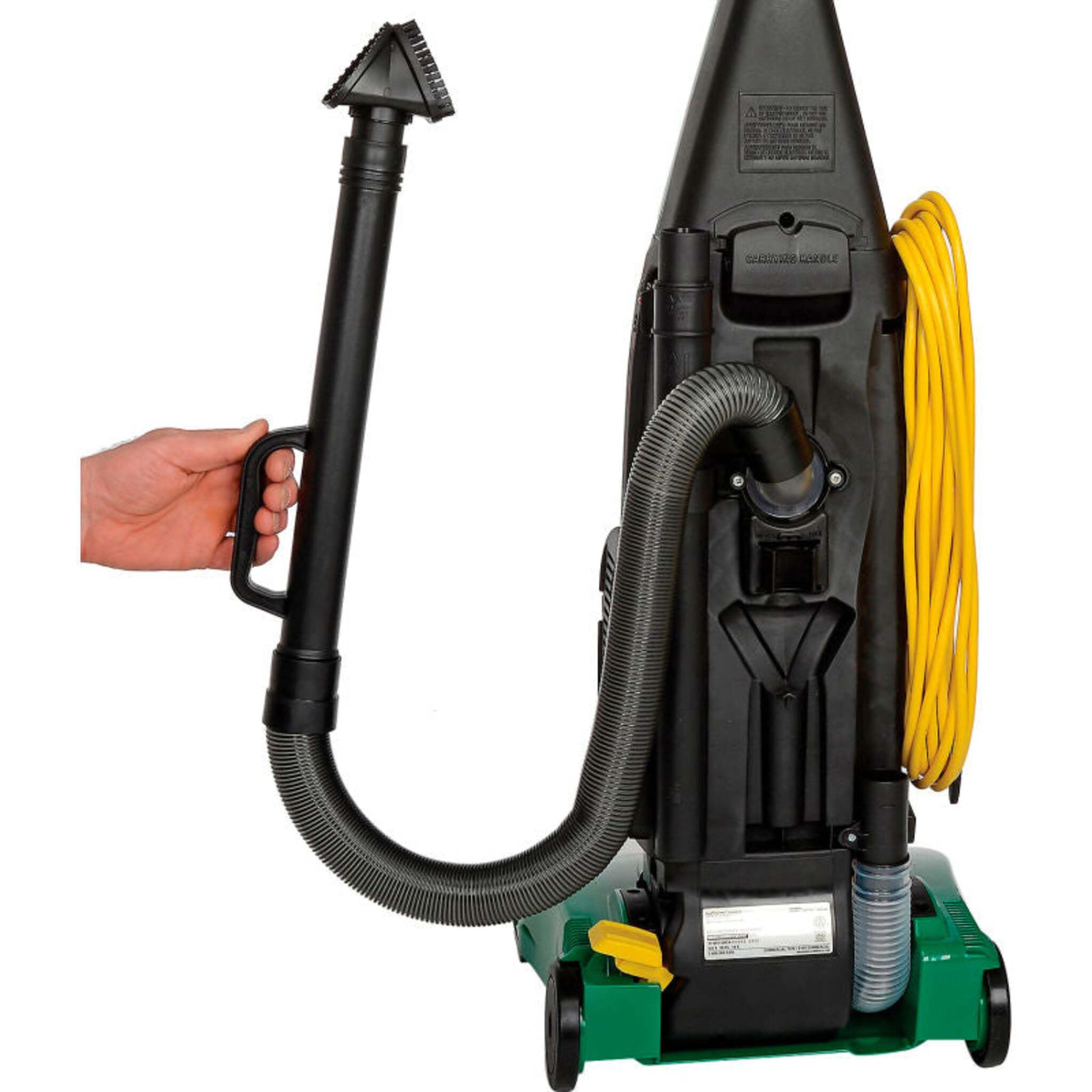 Bissell BigGreen BG1451T Commercial Upright Vacuum - High-Power 10 Amp Motor, Lightweight 12 lbs, 13" Cleaning Path, On-board Tools, 30 Ft Cord