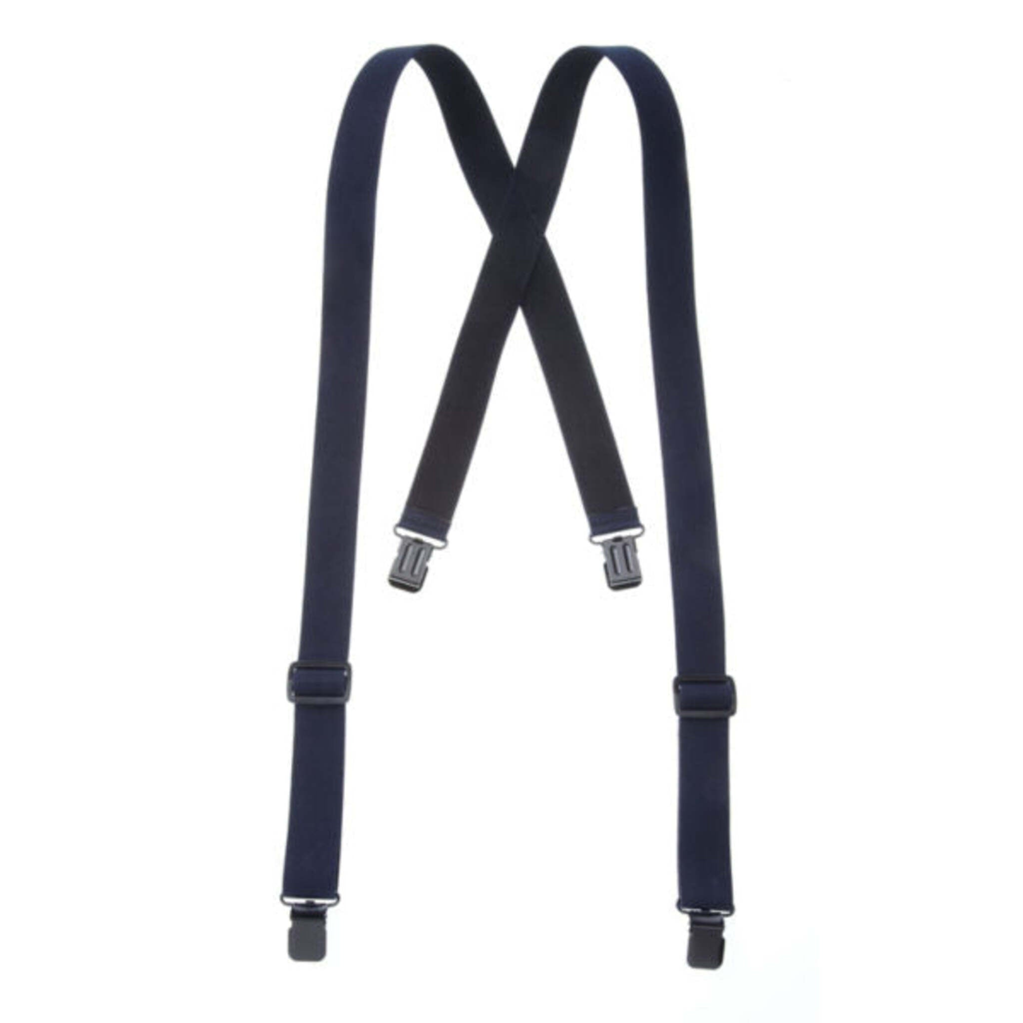 CAMRO SF502 Industrial Ultra Light Black Work Suspenders with Metal Clips and 1-1/2-Inch Straps - UL Listed, Durable, Comfortable | One Size Fits All