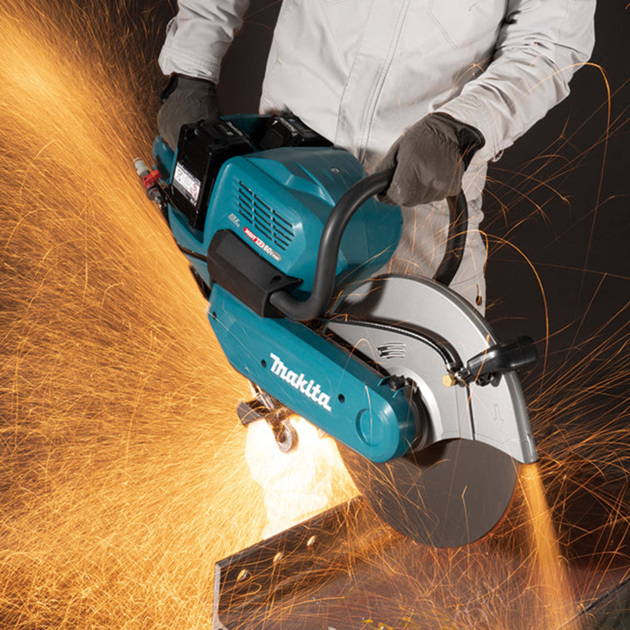 Makita CE001GZ02 80V max XGT Brushless 14" Power Cutter Tool Only, 5" Cut Depth, Electric Brake, AFT Safety, Wet/Dry Cutting, eXtreme Protection Tech