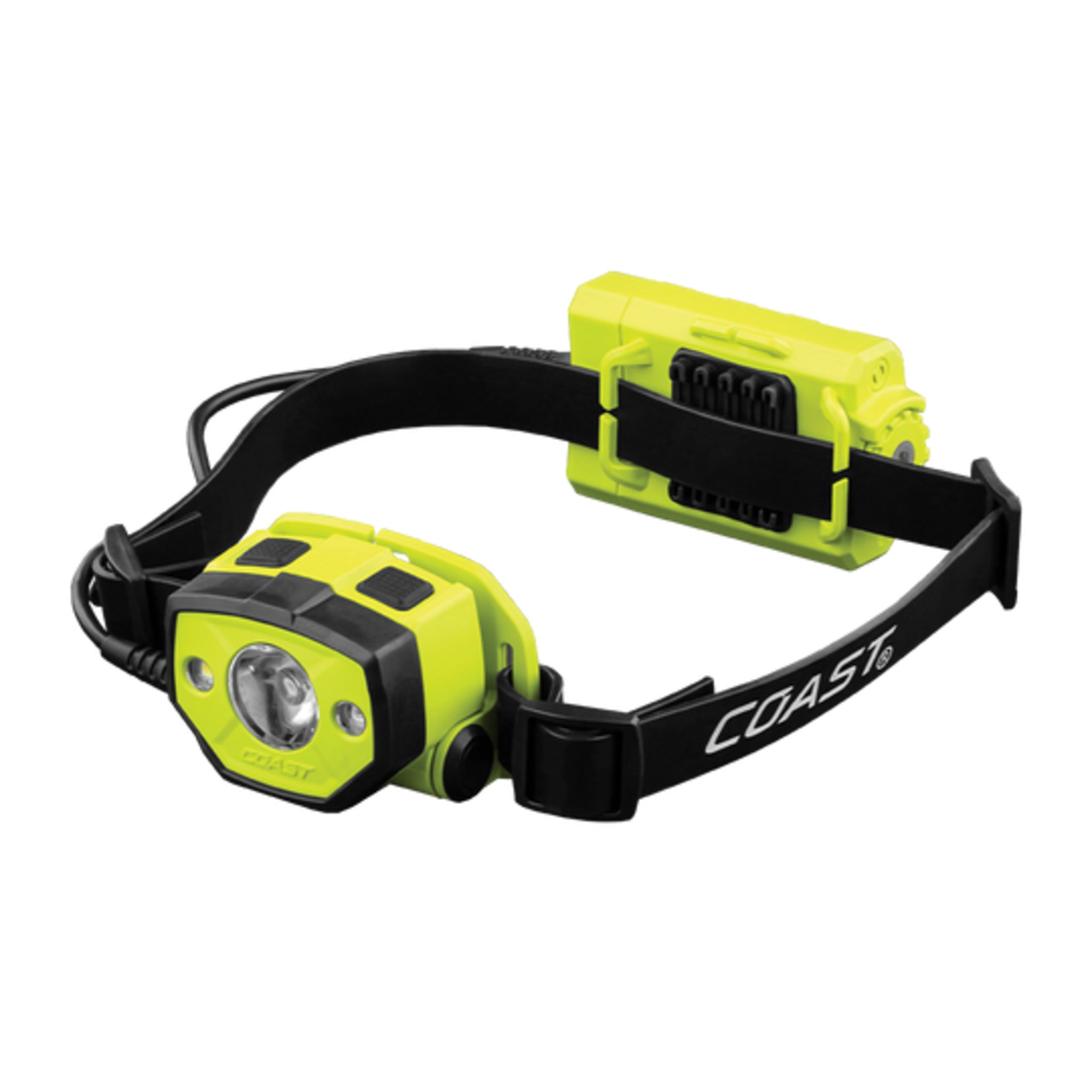 Coast HZ025 230 Lumen Intrinsically Safe LED Headlamp - Class 1, Division 1 Certified for Hazardous Environments with Six Beam Options & Dual Straps