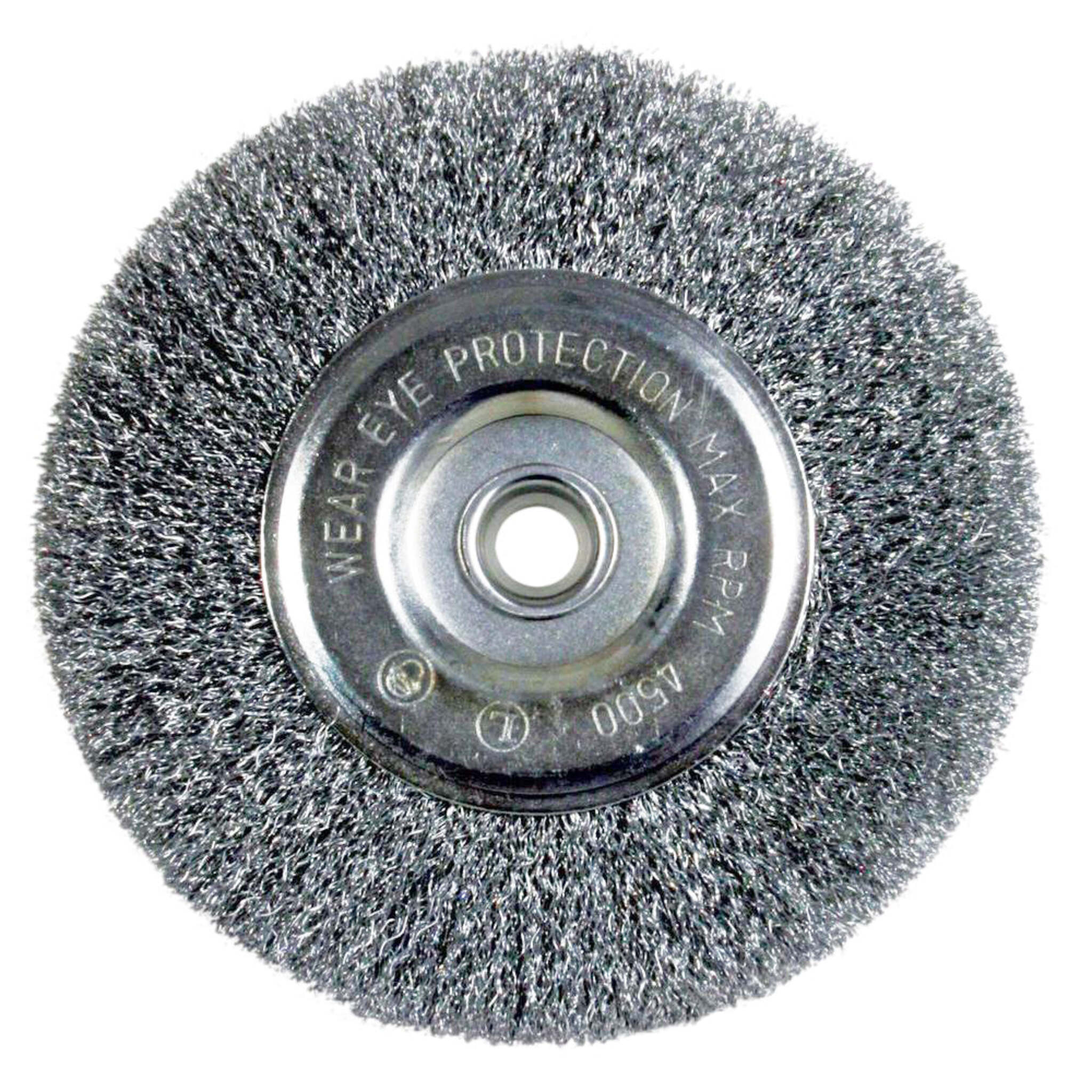 Avanti Pro 6-inch Wire Bench Grinder Wheel for Efficient Rust and Pain