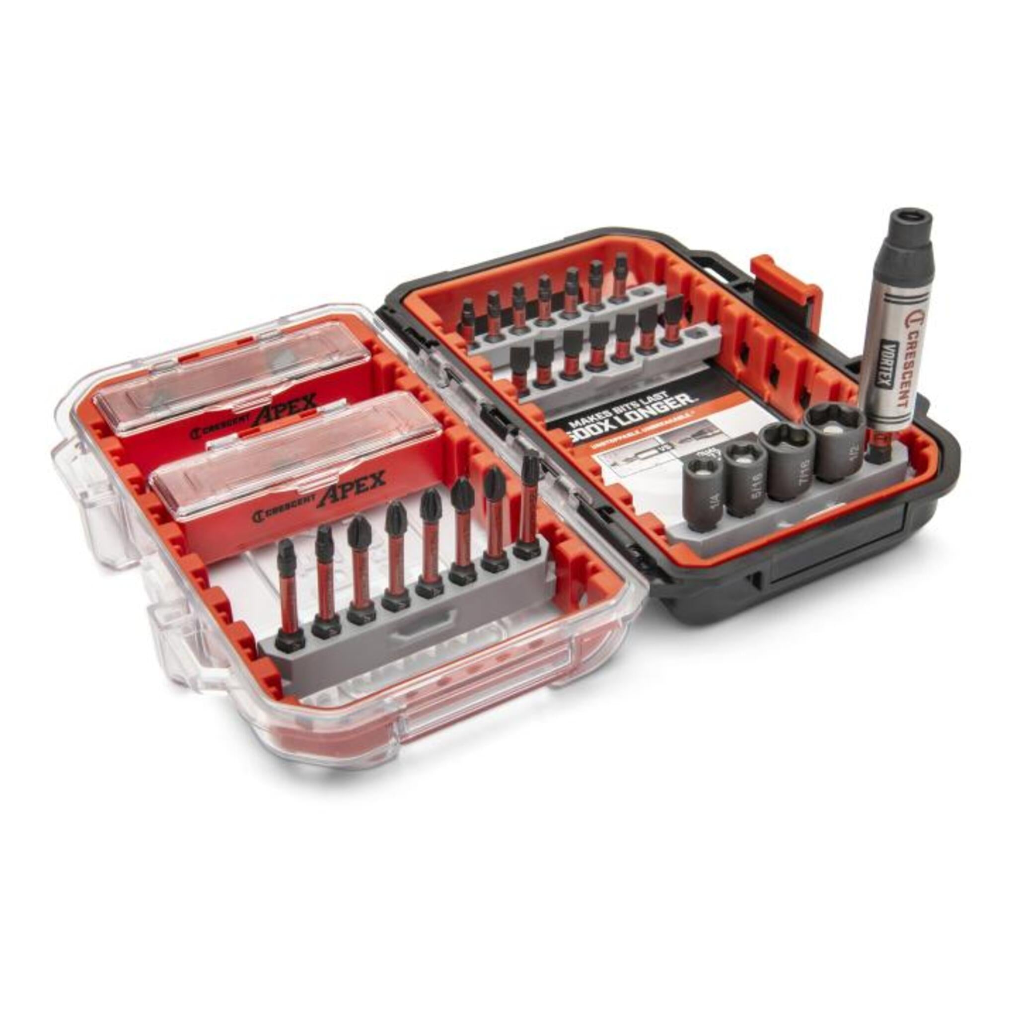 Crescent APEX VORTEX™ Bit Holding Fastening Set - 55 Piece