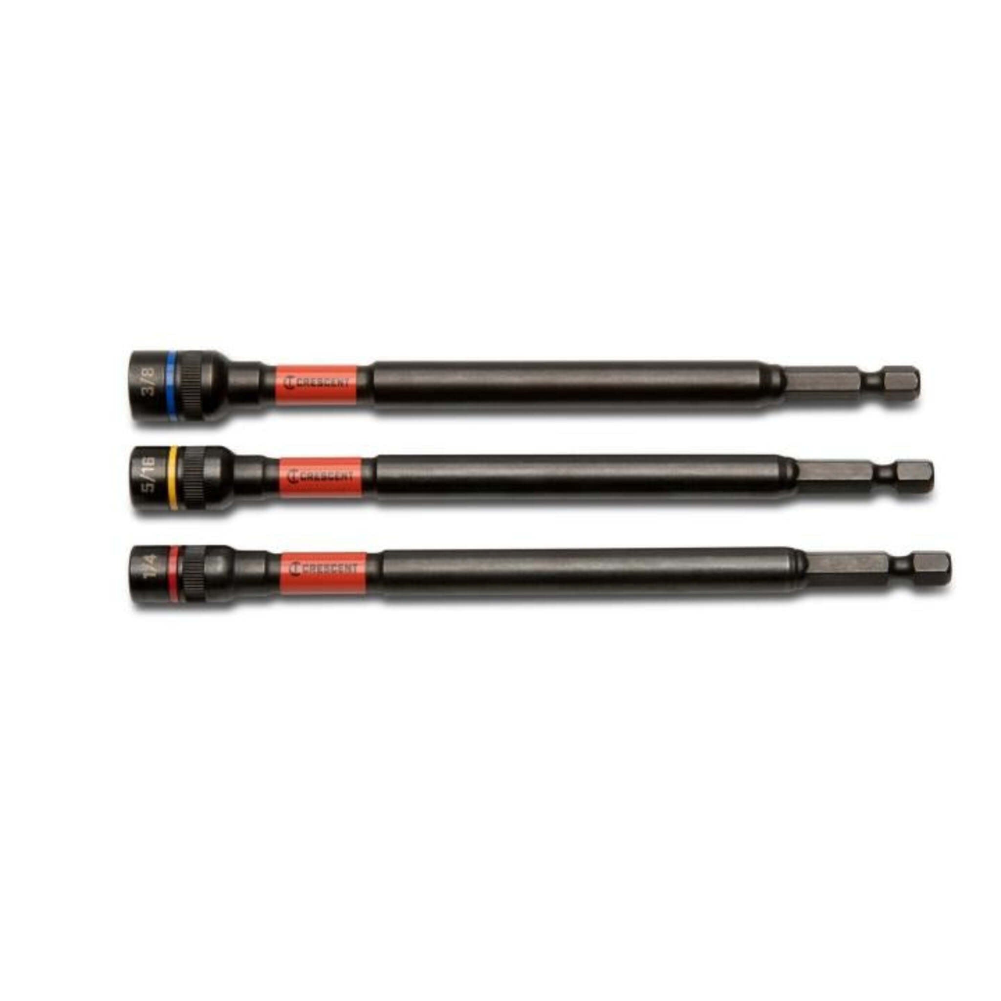 Crescent Bolt Biter™ 6" Long Impact Nut Driver and Extractor Set - 3 Piece