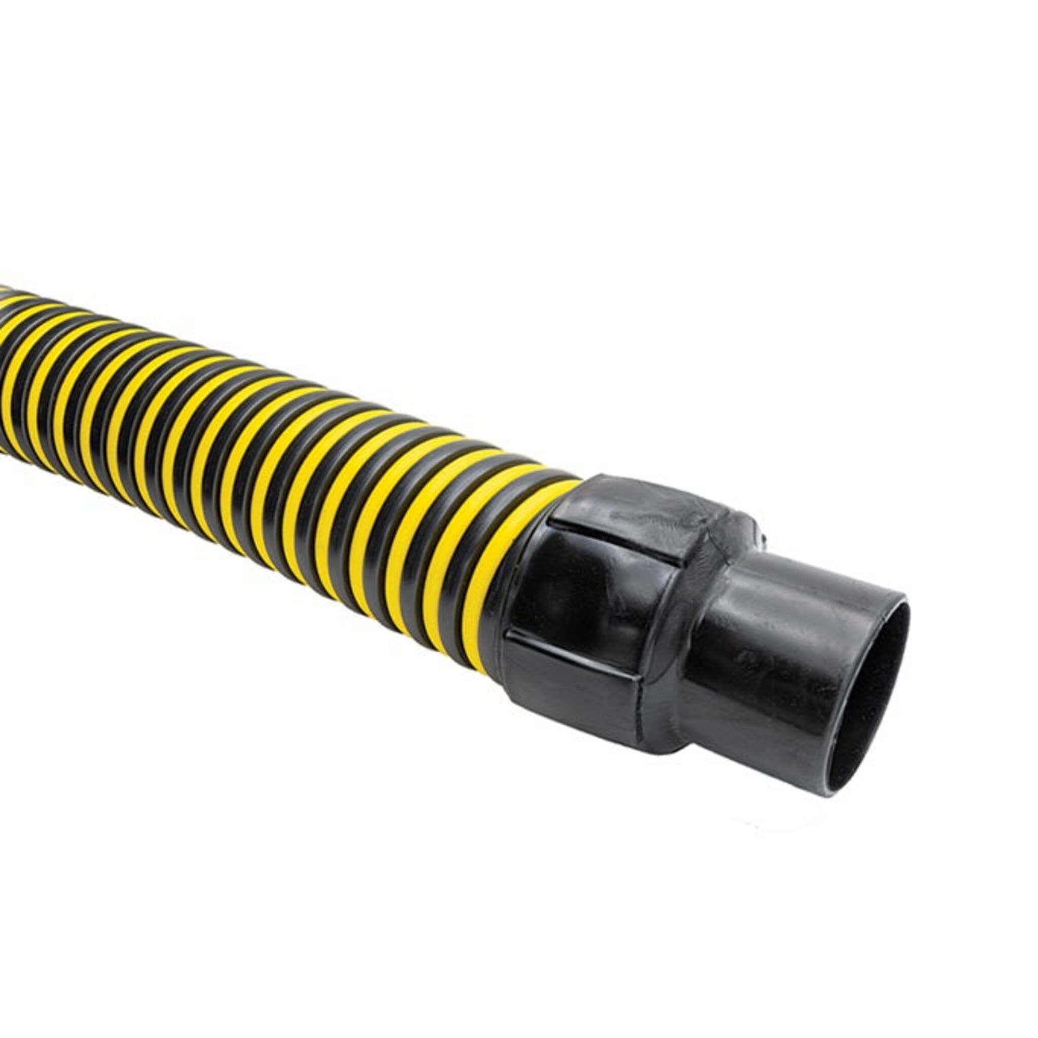 Hi-Vac Crushproof Suction Hose with Fusion Bonded Cuffs - Extreme Flexibility & Durability for Utility and Municipal Trucks | All-Weather Performance