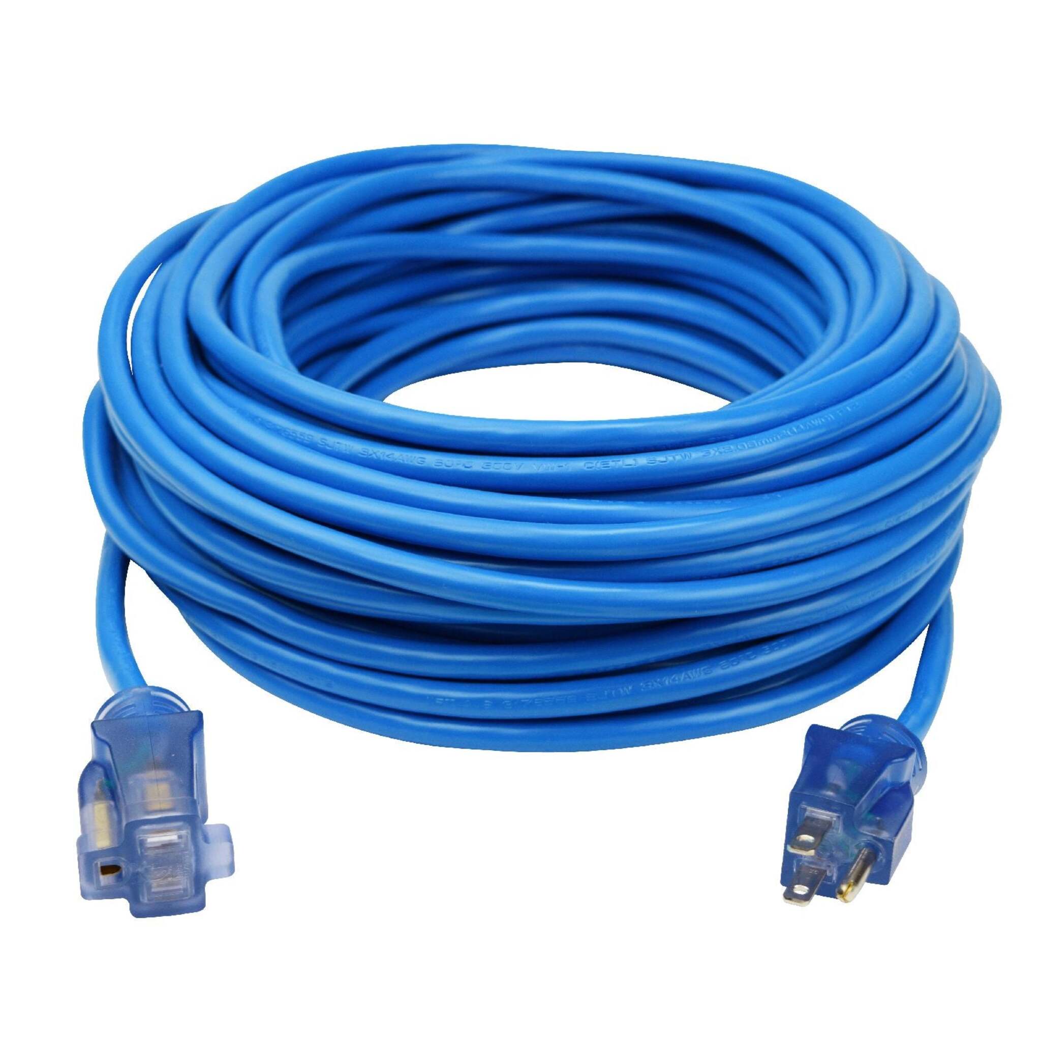 Prime Glacier Flex® Extreme Cold Weather Extension Cords - Single Tap | 12 Gauge and 14 Gauge