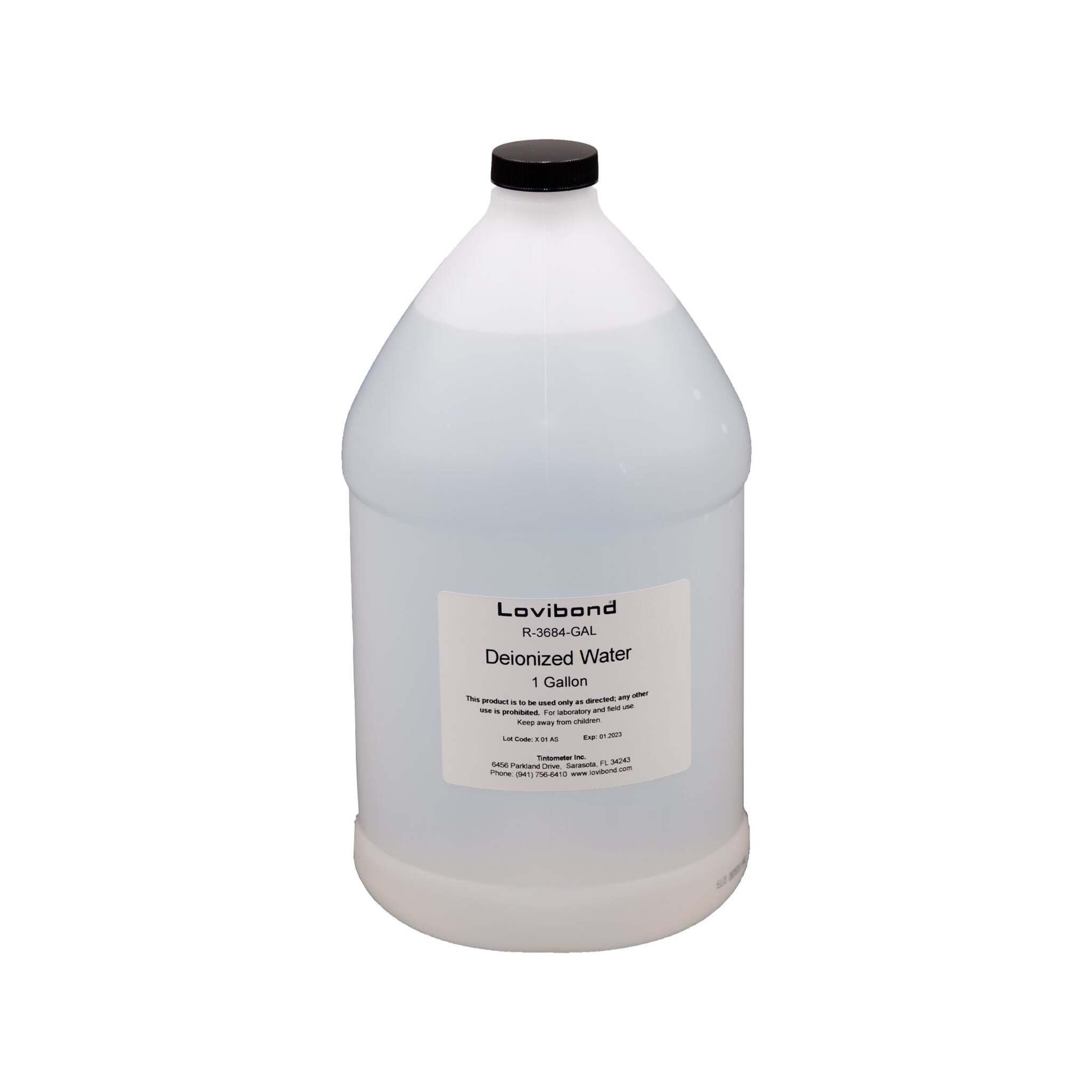 Lovibond Deionized Water - Laboratory-Grade Quality for Glassware Cleaning, Turbidimeter Verification, pH Buffer Preparation | 4 Liter Jug