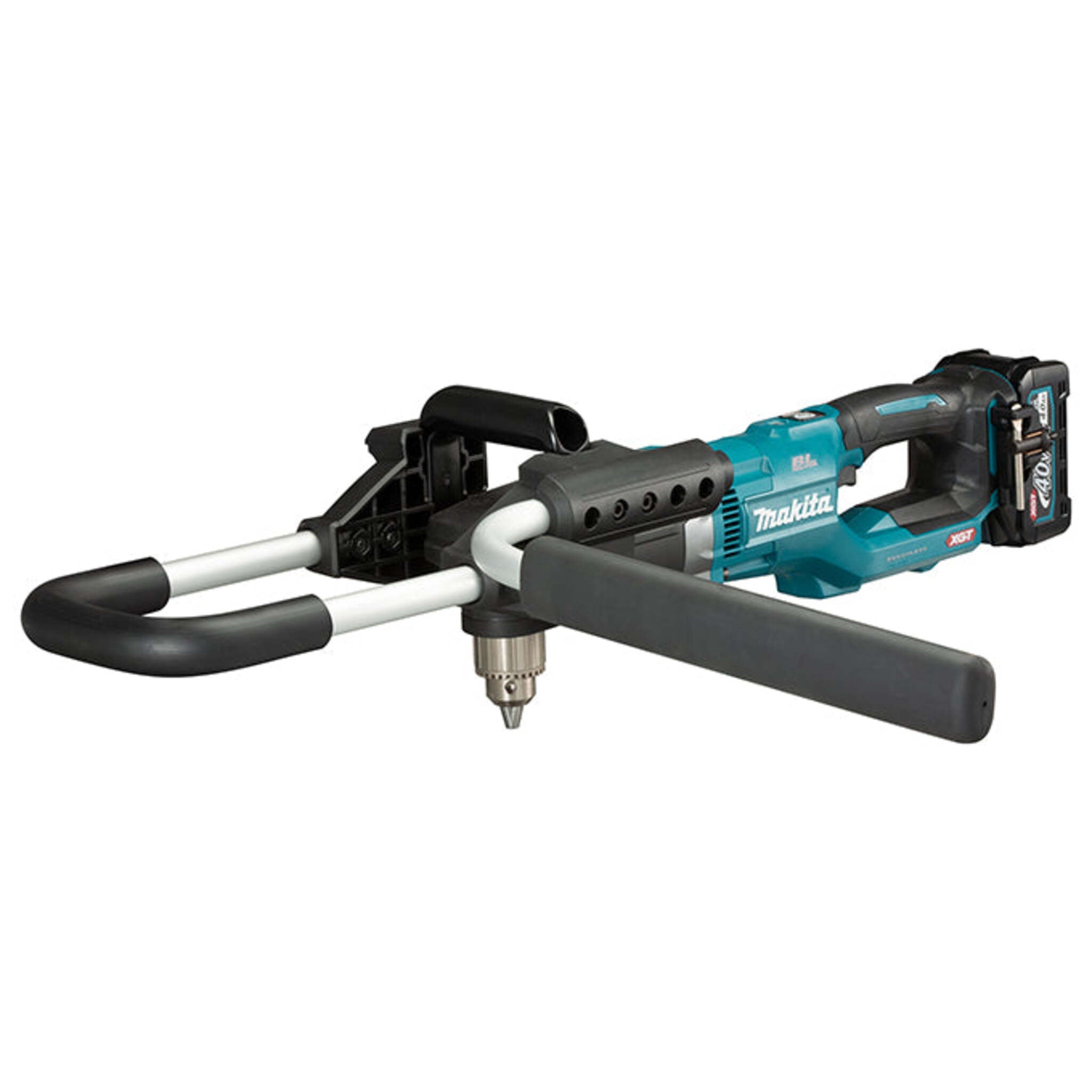 Makita DG001GM105 40Vmax XGT Brushless 1/2" Earth Auger Kit, 4.0Ah Battery, Torque Drive and XPT Tech, 2-Speed, Ergo Design for Versatile Drilling