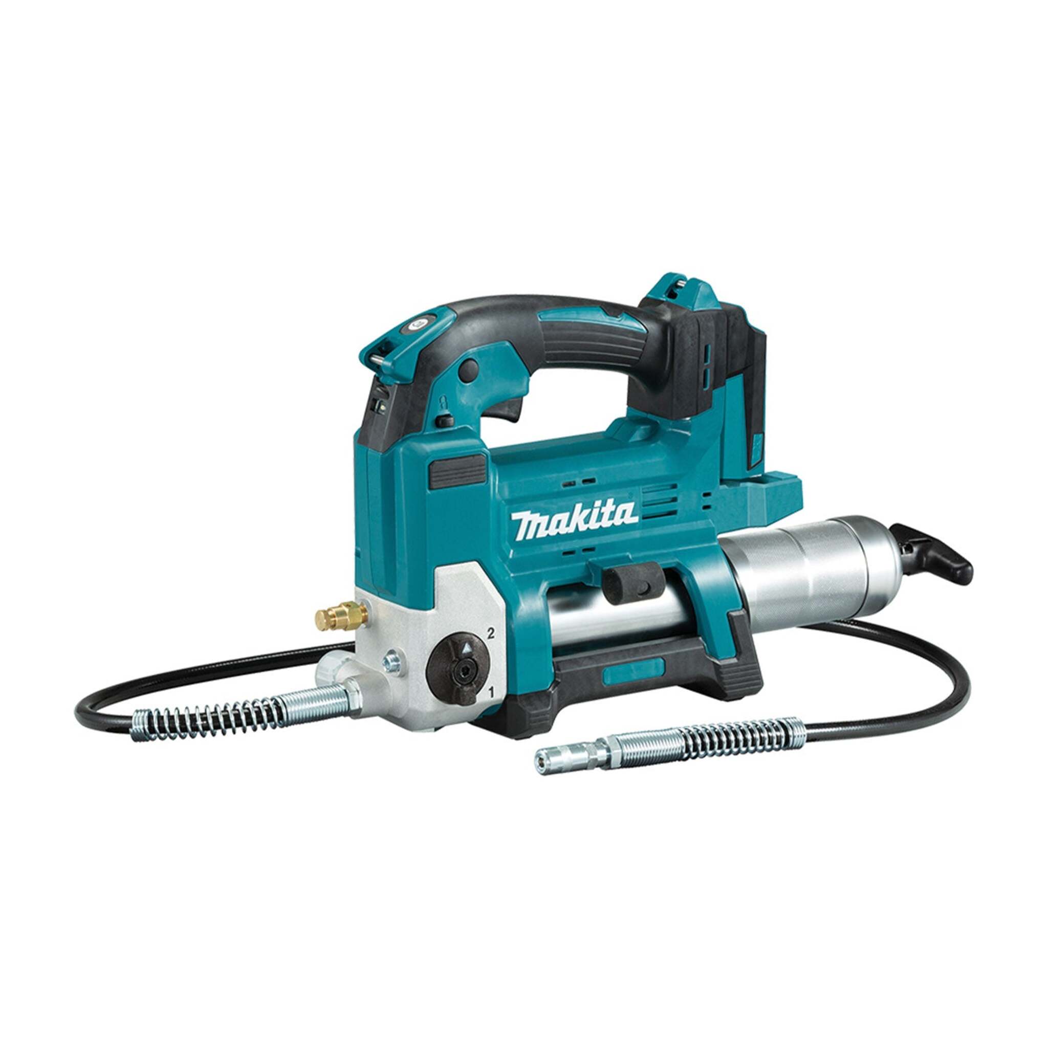 Makita 18V LXT Grease Gun Compact Kit DGP180SYX1 - Variable Speed, 10,000 PSI, Auto Speed Mode, 47" Hose, LED Light, Battery, Charger, and Tool Bag