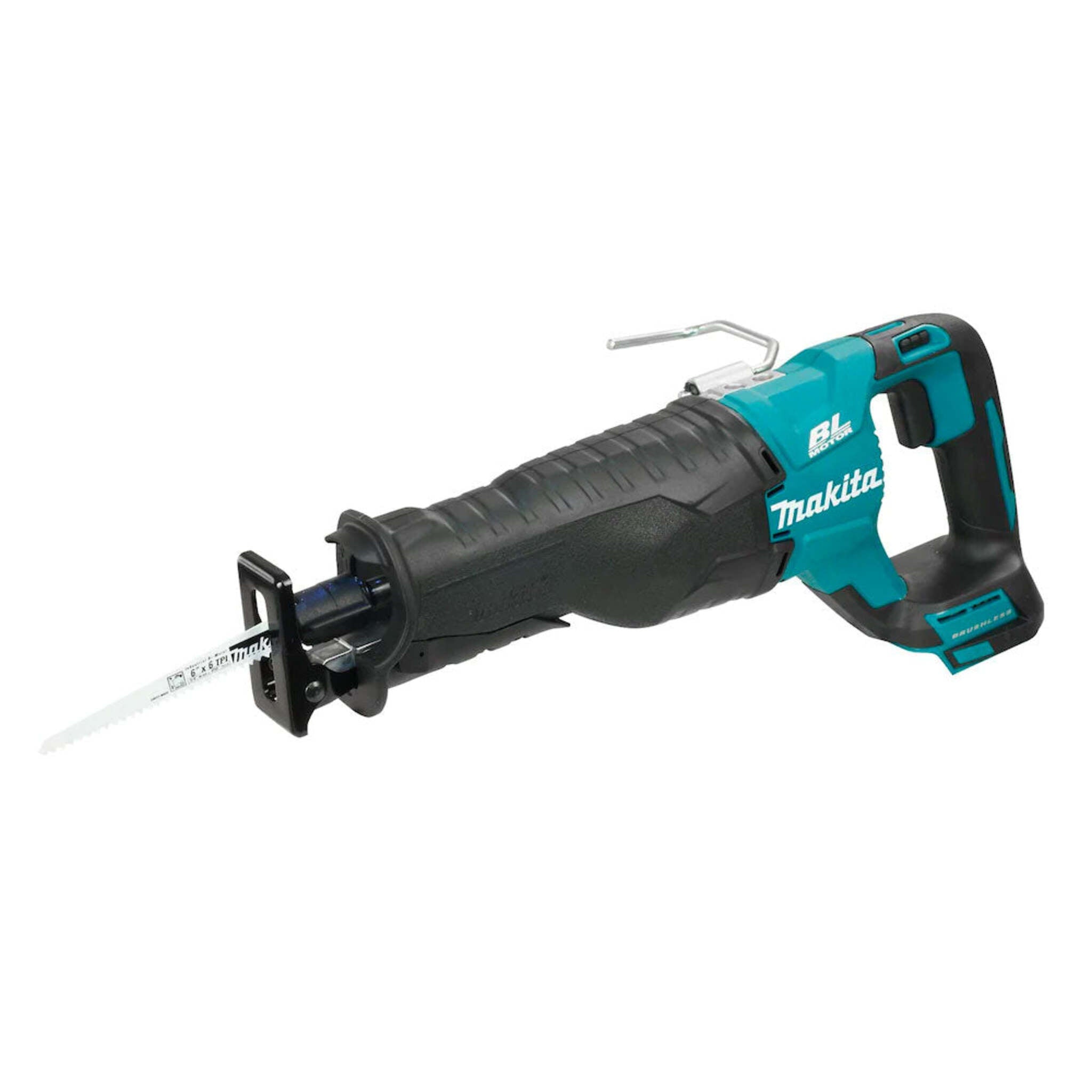 Makita DJR187Z 18V LXT Brushless Reciprocating Saw (Tool Only) - XPT Protection, 2-Speed Control, Toolless Blade Change, Vertical Crank, LED Light