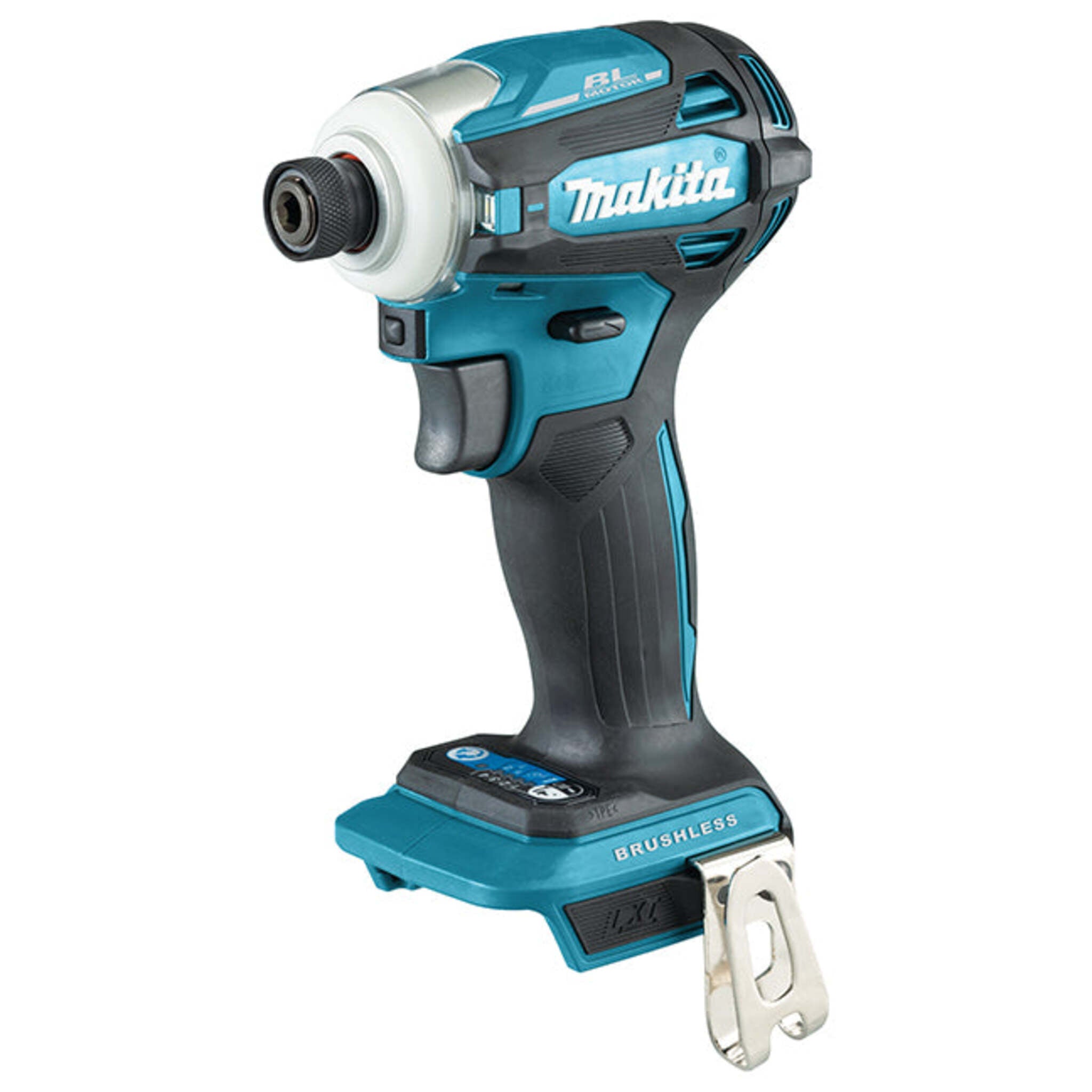 Makita DLX2455TX4 18V LXT Brushless 2 Tool Combo Kit – 1/2" Hammer Drill/Driver & 1/4" Impact Driver, 2x 5.0Ah Batteries, Rapid Charger, 14" Tool Bag