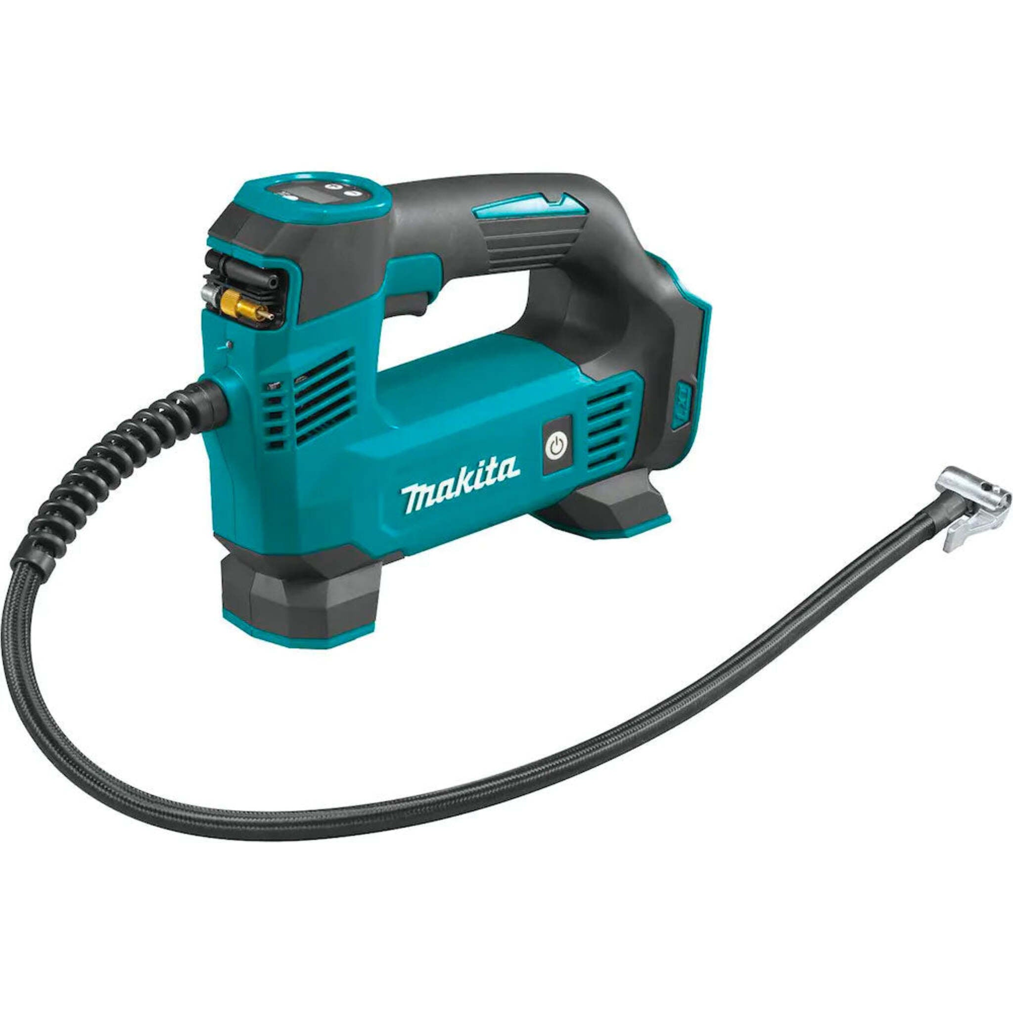 Makita 18V LXT Inflator DMP180Z - 120 PSI, Digital Gauge, Auto-Stop, LED Light, Memory Function, Compact & Portable, Battery Protection, Inflation Tool