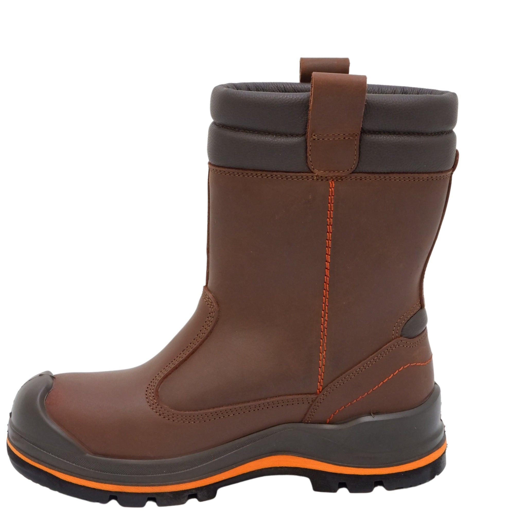 Grisport Men's Moose Pull-On Winter Safety Boots - Leather Waterproof, Vibram® Megagrip Pro Sole, Sizes 7-13 - CSA/ASTM, ESR/EH Rated for Rugged Use