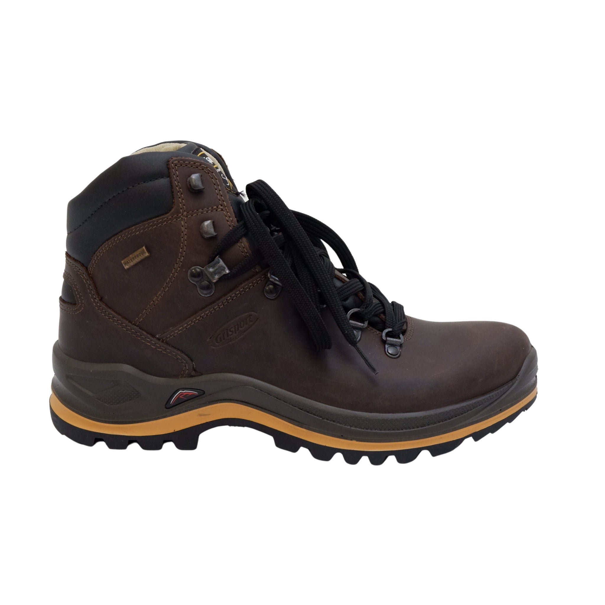 Grisport Men's Eagle Hiker Boot 6" Waterproof, Vibram Sole - Durable Dakar Oiled Cow Leather - Ideal for All Terrain & Weather Conditions | Sizes 7-14