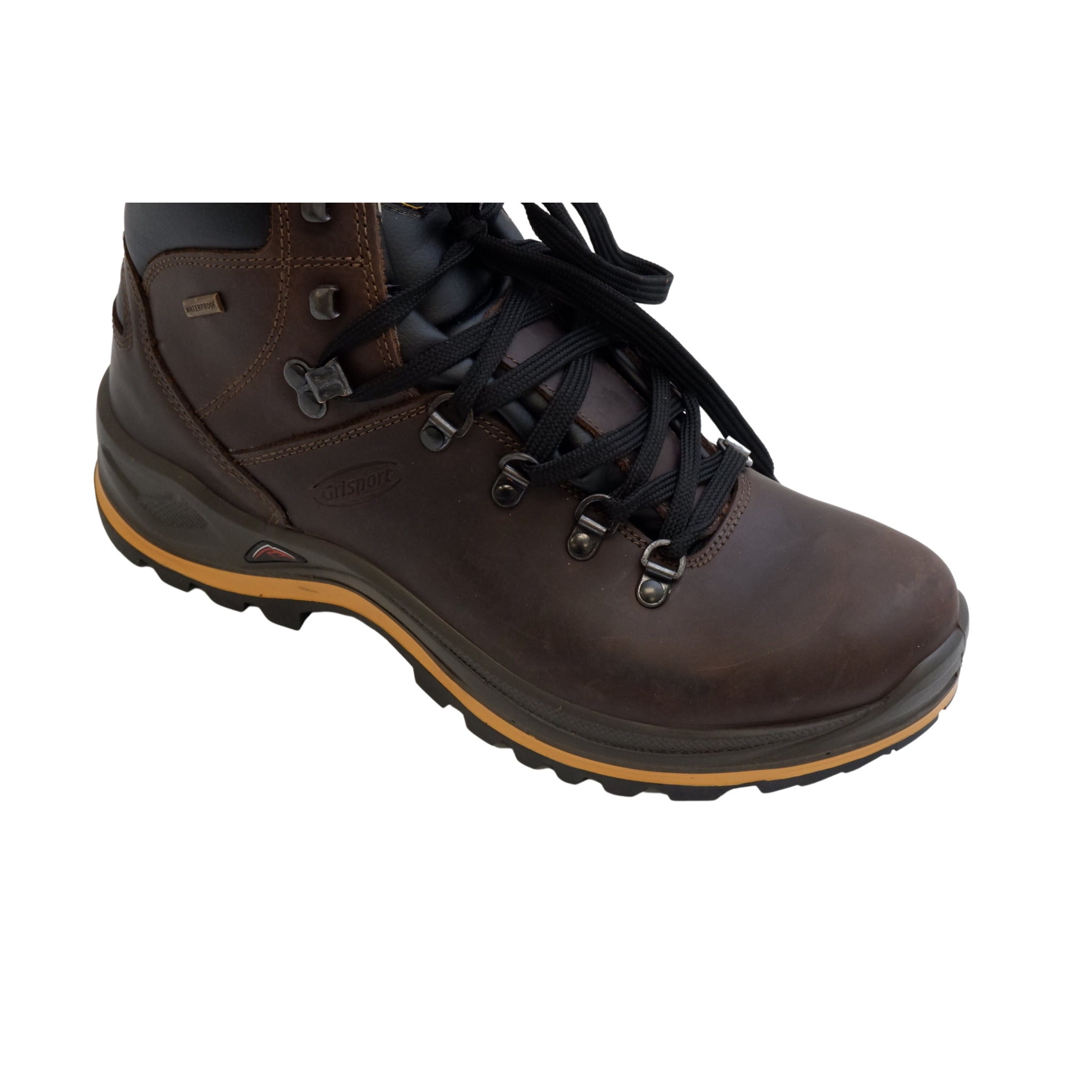 Grisport Men's Eagle Hiker Boot 6" Waterproof, Vibram Sole - Durable Dakar Oiled Cow Leather - Ideal for All Terrain & Weather Conditions | Sizes 7-14