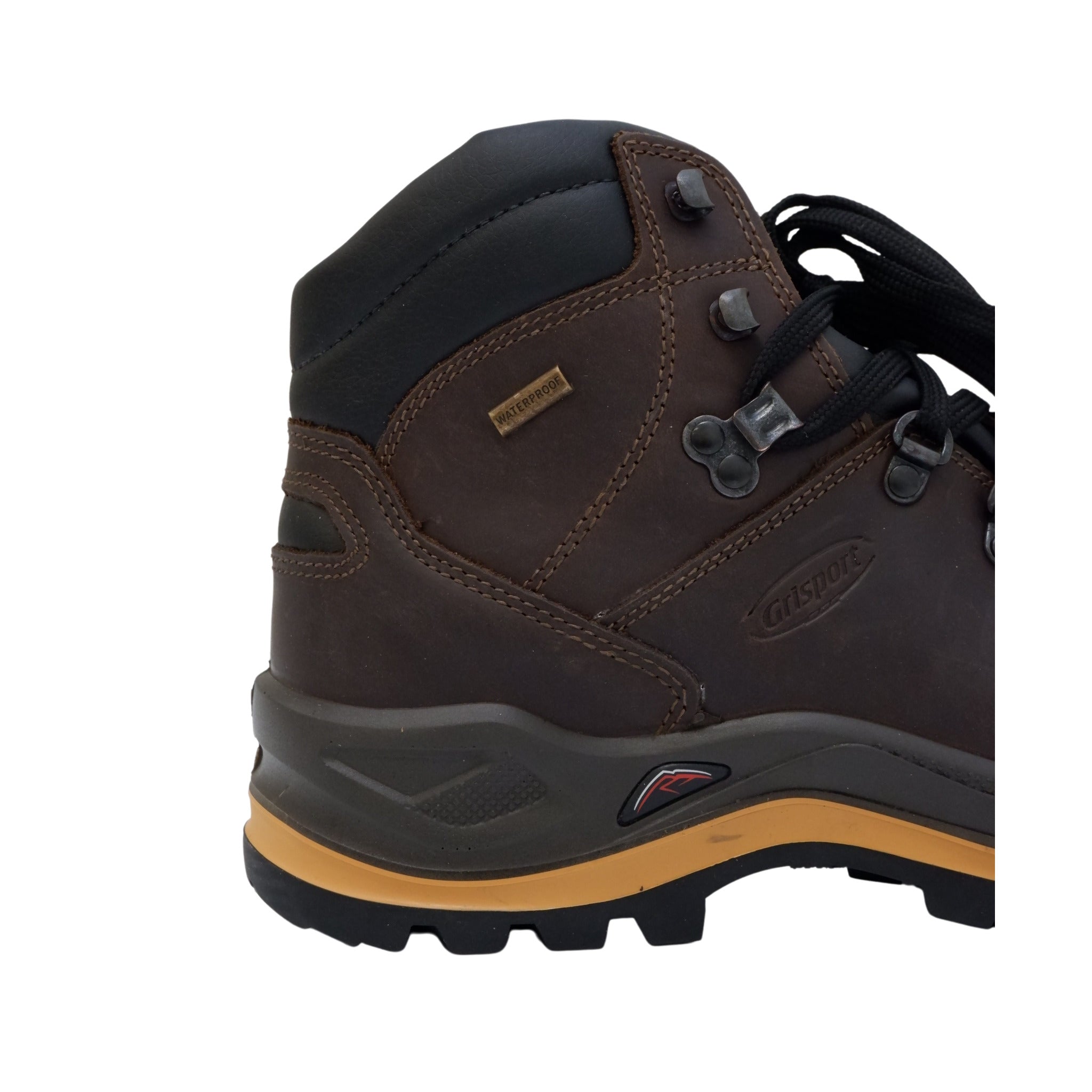 Grisport Men's Eagle Hiker Boot 6" Waterproof, Vibram Sole - Durable Dakar Oiled Cow Leather - Ideal for All Terrain & Weather Conditions | Sizes 7-14