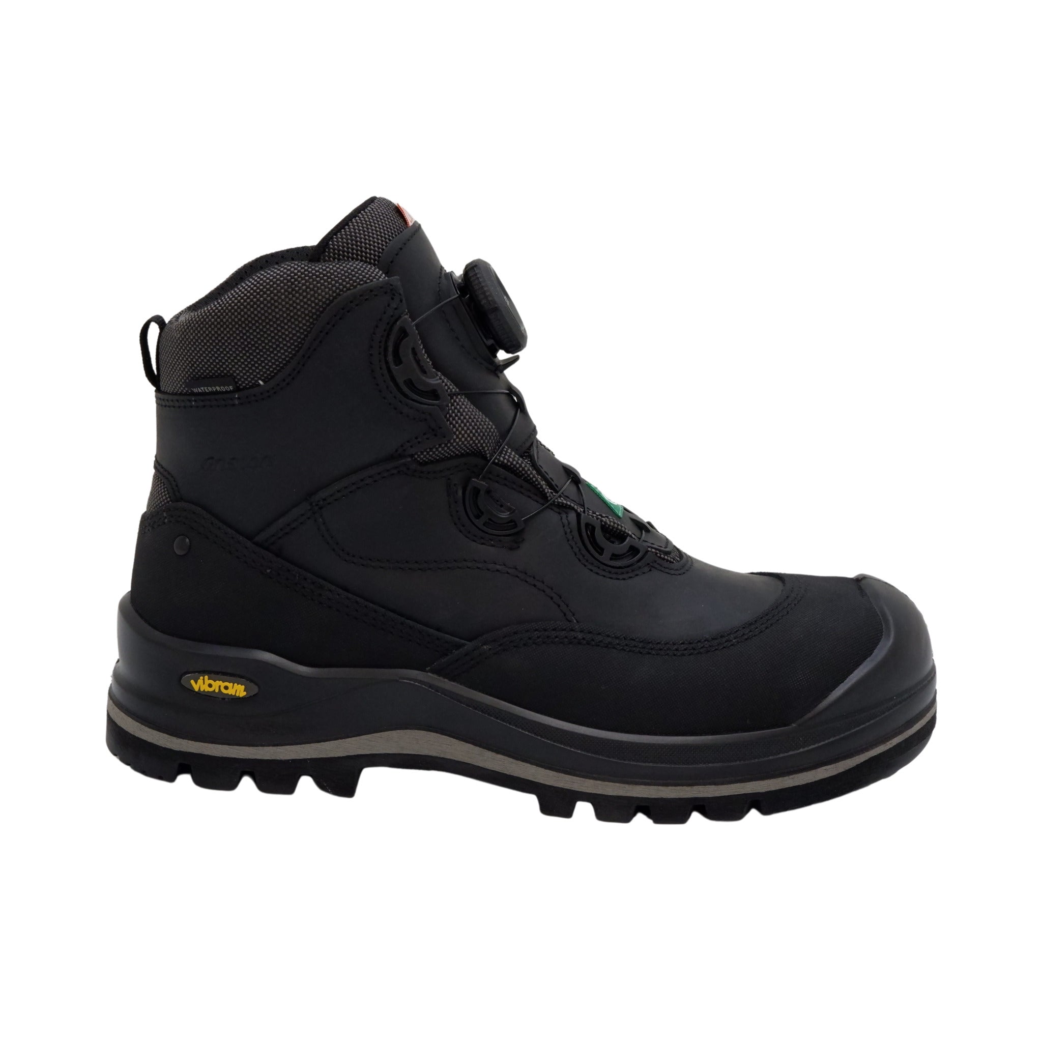 Grisport Men's BOA Wolf 6" Safety Work Boots - Waterproof, Vibram Sole, Composite Toe - CSA/ASTM & ESR/EH Rated, Ideal for Heavy Industry | Sizes 7-14