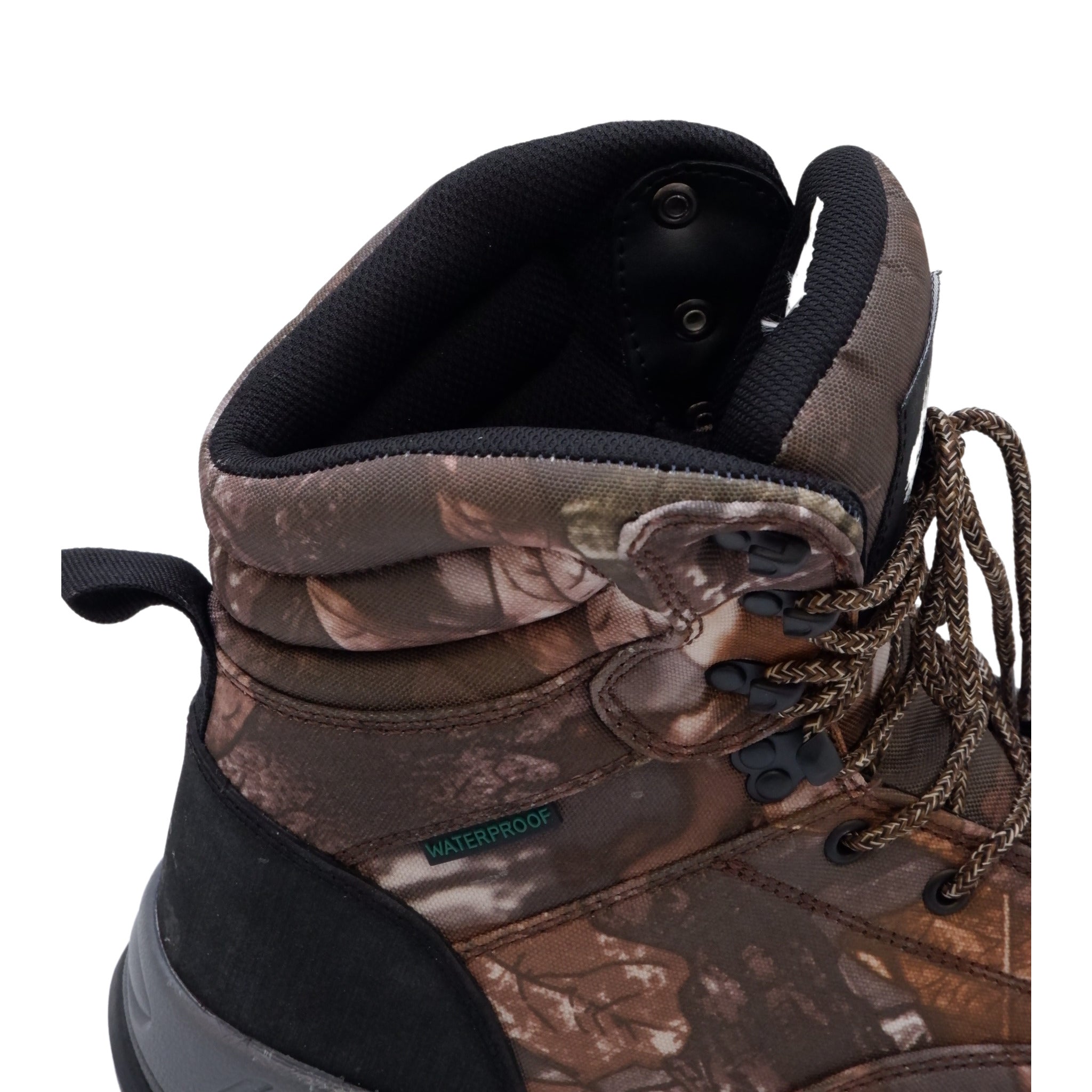 Green Trail Men's Carcajou Waterproof Hunting Boots – 800g Thinsulate, Memory Foam Comfort, Camouflage Design for Cold Weather | Sizes 7-13