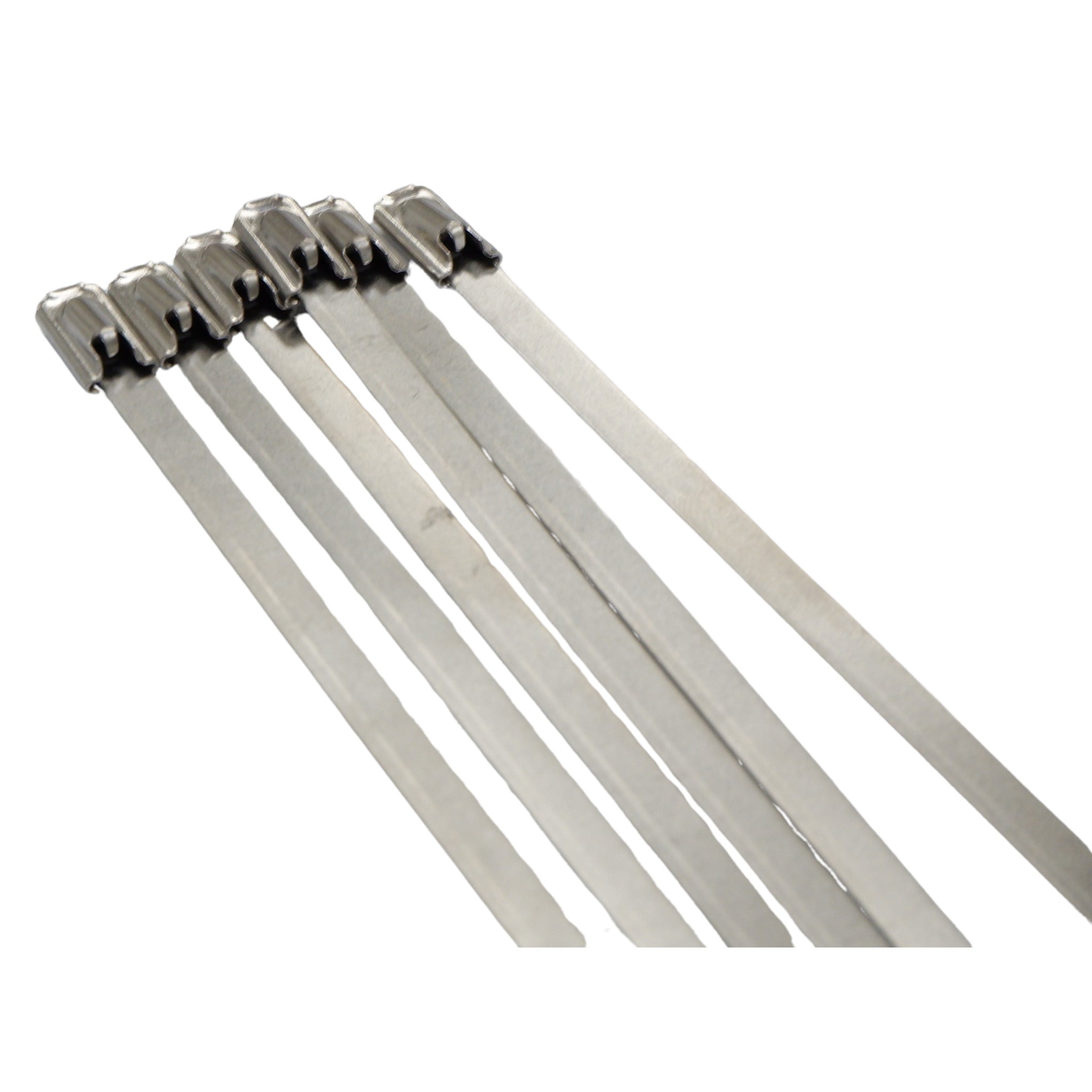 316 Stainless Steel Cable Ties - Ball Lock Design, 150 Lb Tensile Strength, Corrosion & UV Resistant, Extreme Temperature Durable, Heavy-Duty