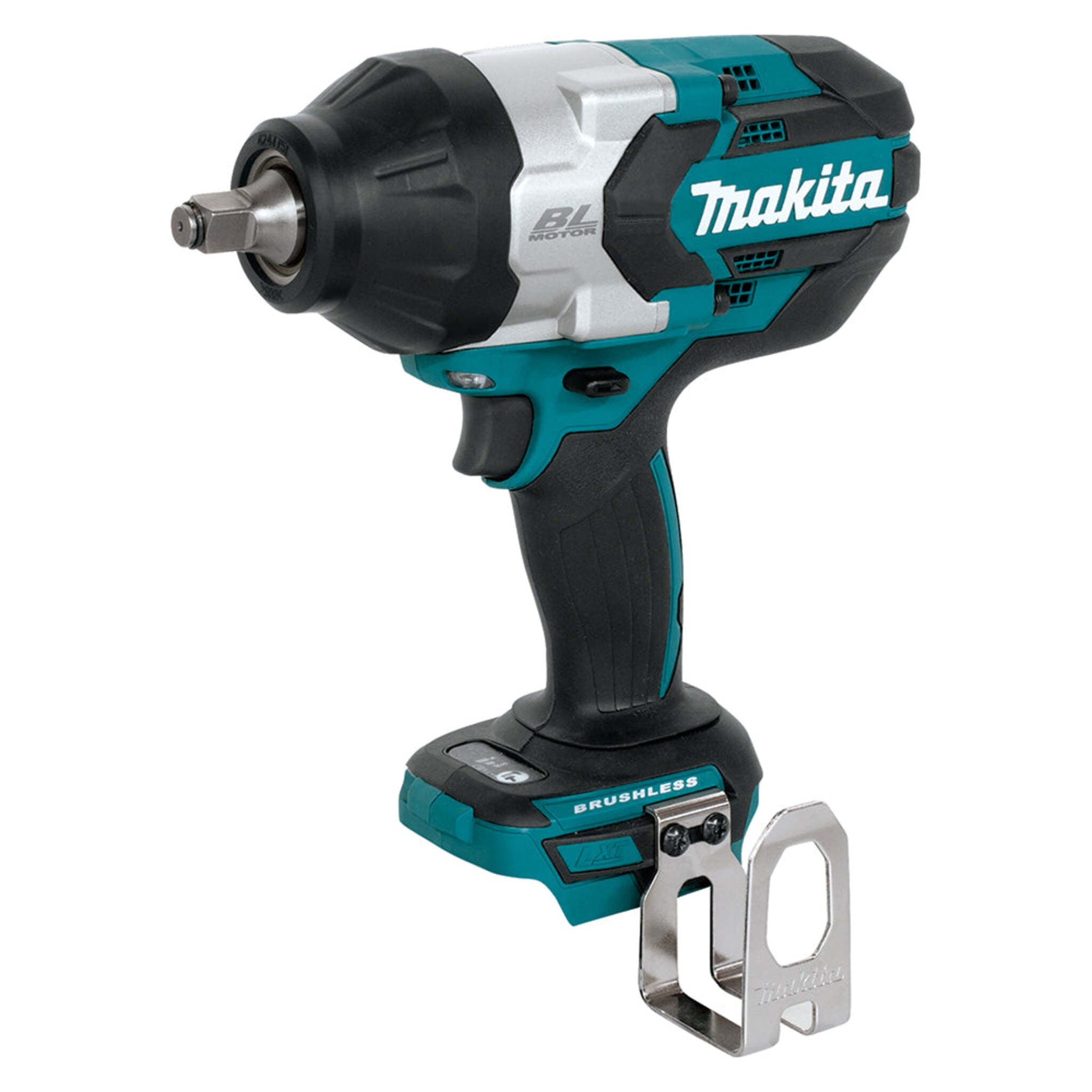 Makita 18V LXT Brushless 1/2" High Torque Impact Wrench Kit DTW1002RTE - 740 ft. lbs. Torque, 2 Batteries, Rapid Charger, 3-Stage Power, LED Lights