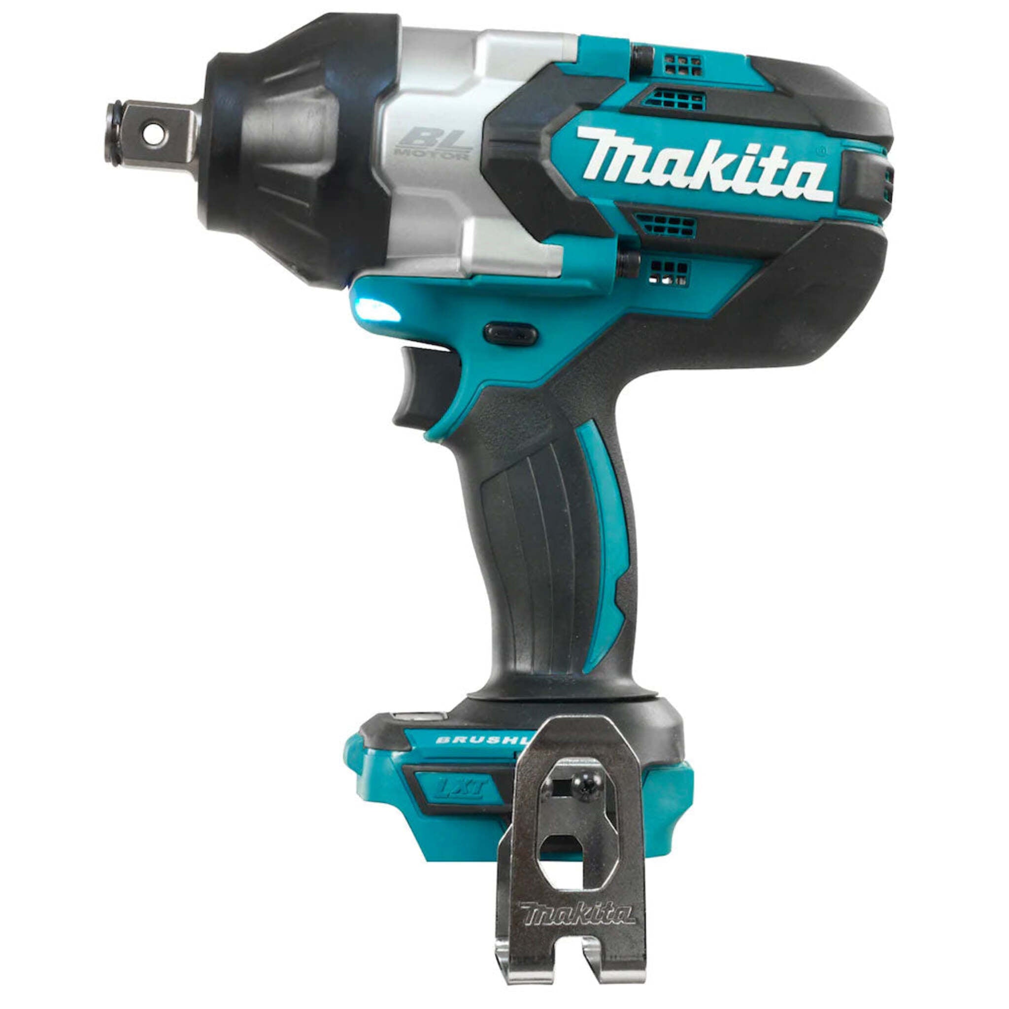 Makita 18V LXT Brushless 1/2" High Torque Impact Wrench DTW1002Z - 890 ft. lbs. Torque, 3-Stage Power, Variable Speed, Electric Brake, LED Lights