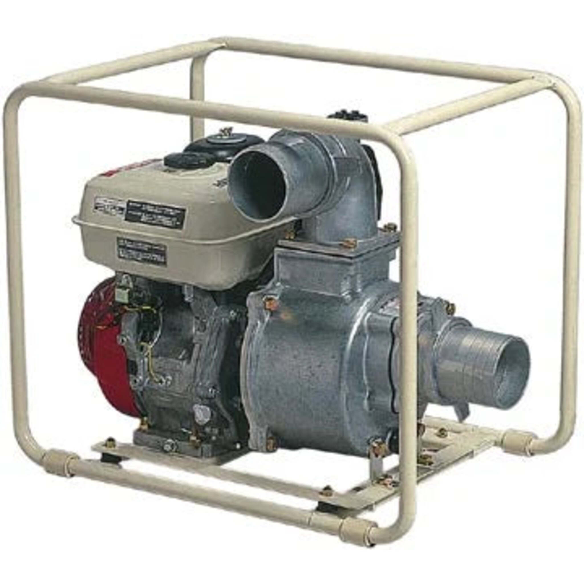 Kodiak PWP4HX High-Capacity Dewatering Pump - 476 GPM, 26 FT Suction Lift, 4" Ports, 8 HP Honda GX240 Engine, Cast Iron Components, Handles ¼" Solids