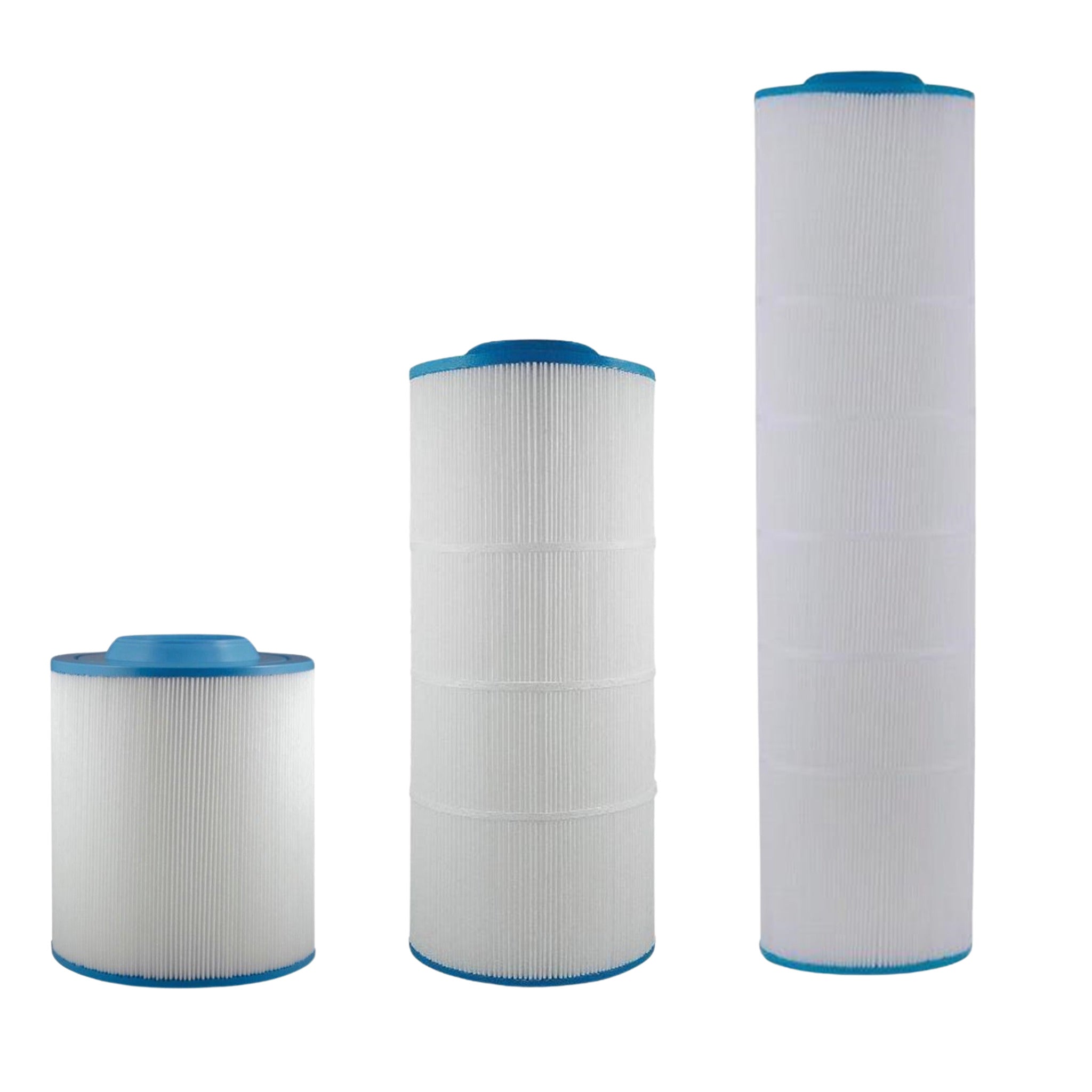 Excelpure 7.75" OD Jumbo Pleated Polypropylene Water Filter, High Capacity, Sediment Removal, Reusable, NSF/FDA Certified, Fits 10", 20" & 30" Housings