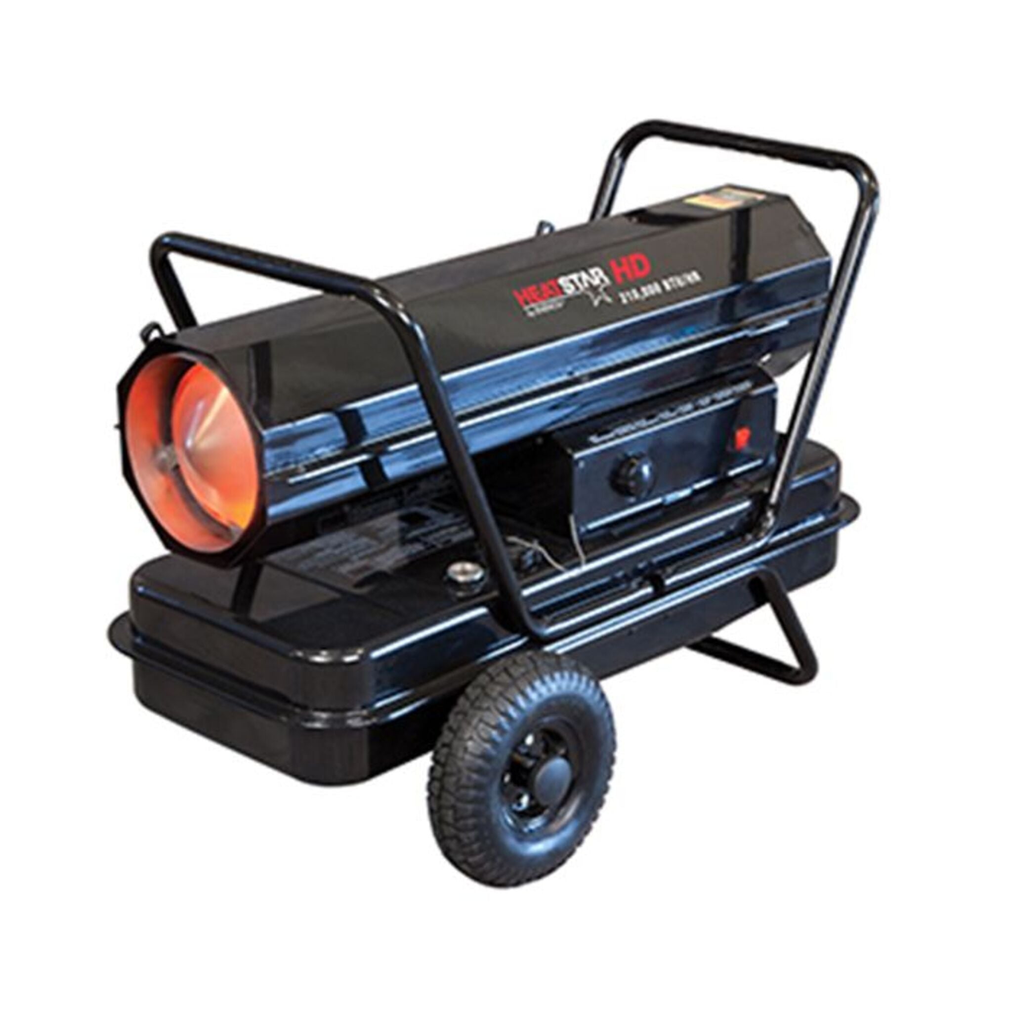 Heatstar HS175KT Forced Air Kerosene Industrial Heater - 175,000 BTU, Heats 4,250 Sq Ft, Multi-Fuel Capable, Safety Features, Portable Design w Wheels