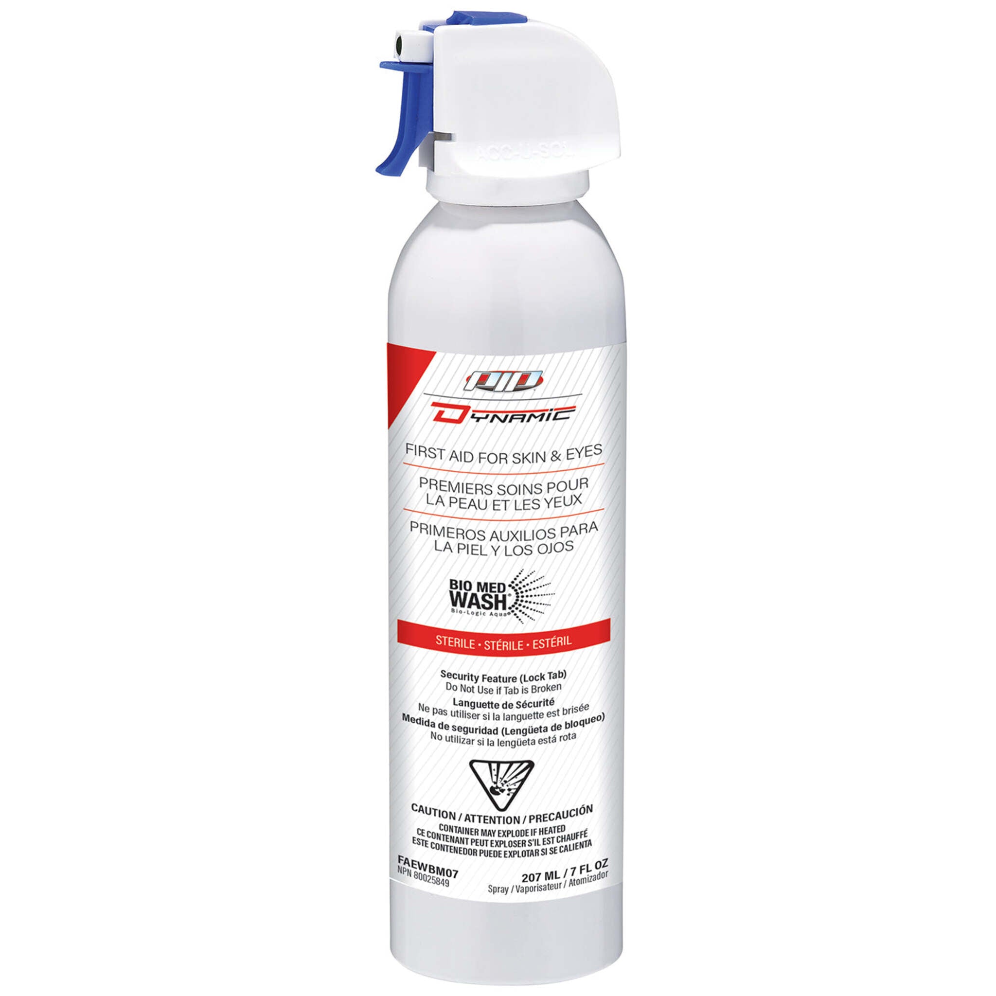 Bio Med Wash Sterile Eye and Skin First Aid Wash Spray | Gentle, Effec