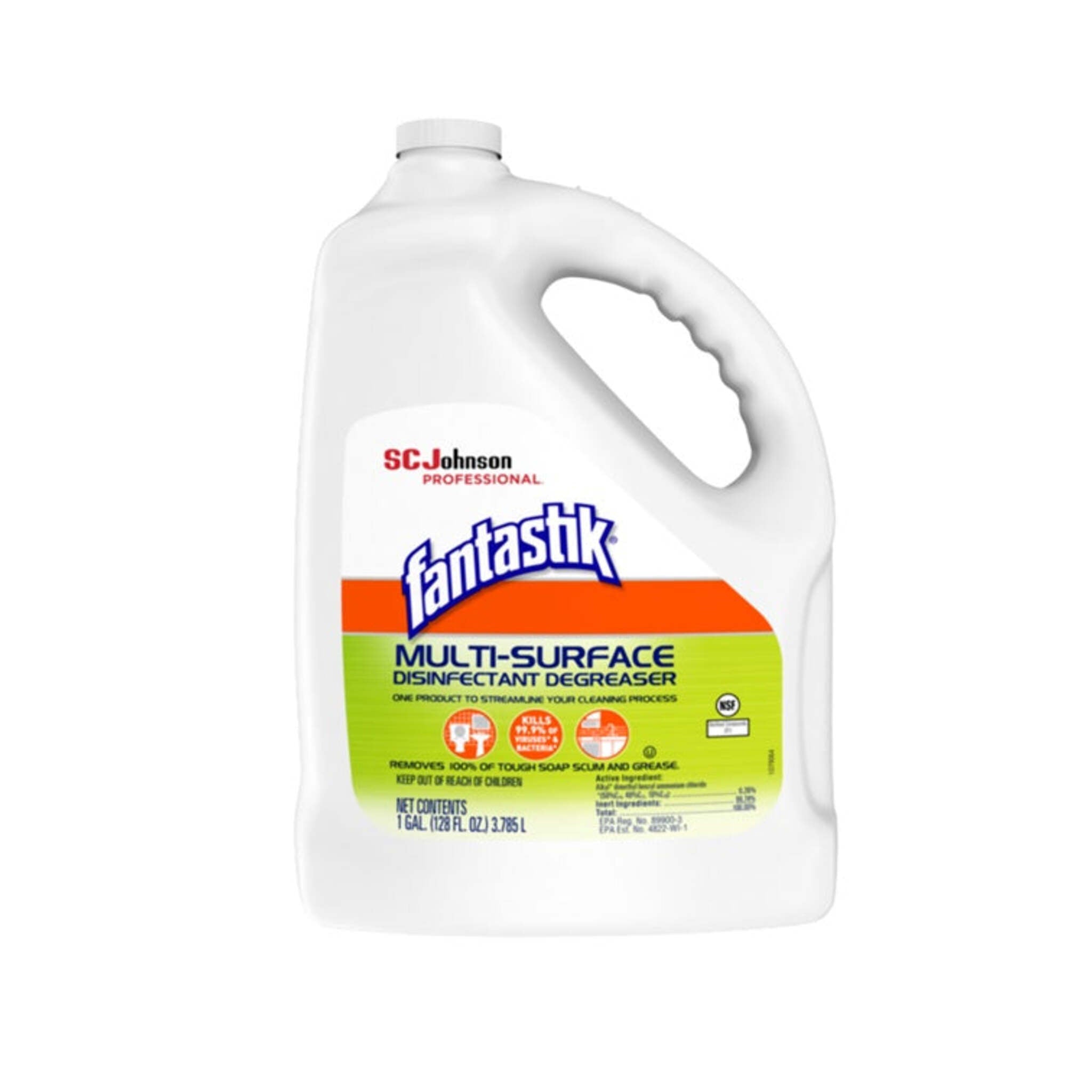 Fantastik® Multi-Surface Disinfectant Degreaser - 3.78L Jug - Case of 4