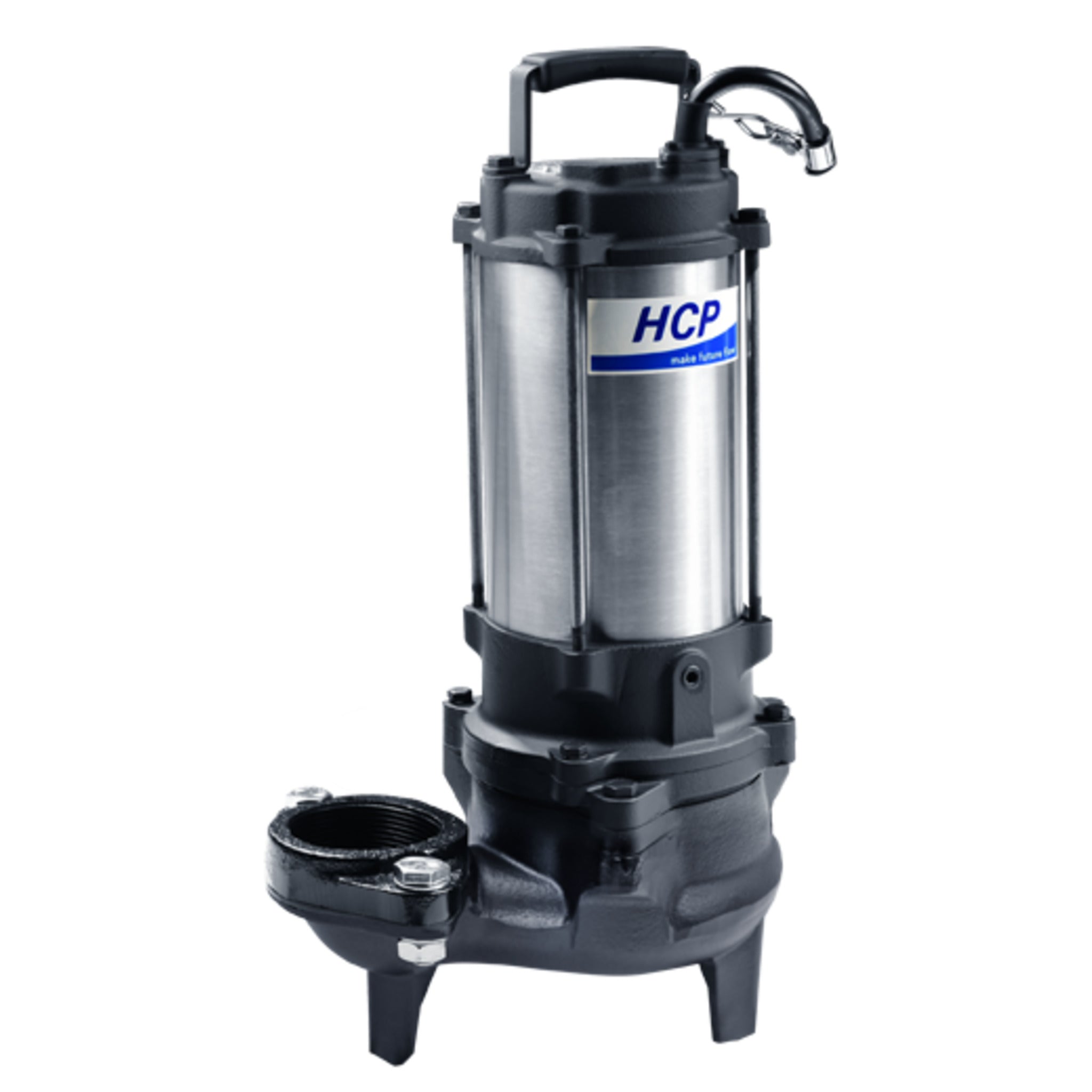 HCP FNK-32U-612LEP 3" Sewage Pump | 2 HP | 240V | 175 GPM | Durable Cast Iron and Stainless Steel Construction for Efficient Sewage Management