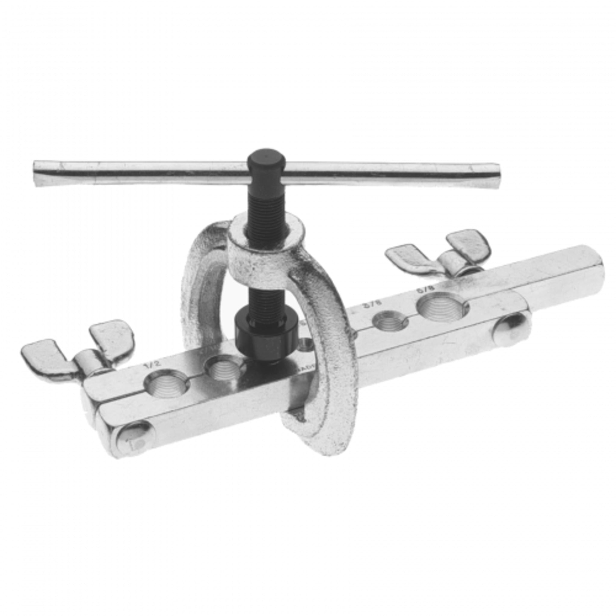 Quick Opening SAE Flaring Tool - 45 Degree Flare for 1/8" to 3/4" O.D. Tubing - Ideal for Aluminum and Soft Copper, with Depth Gauge for Precision